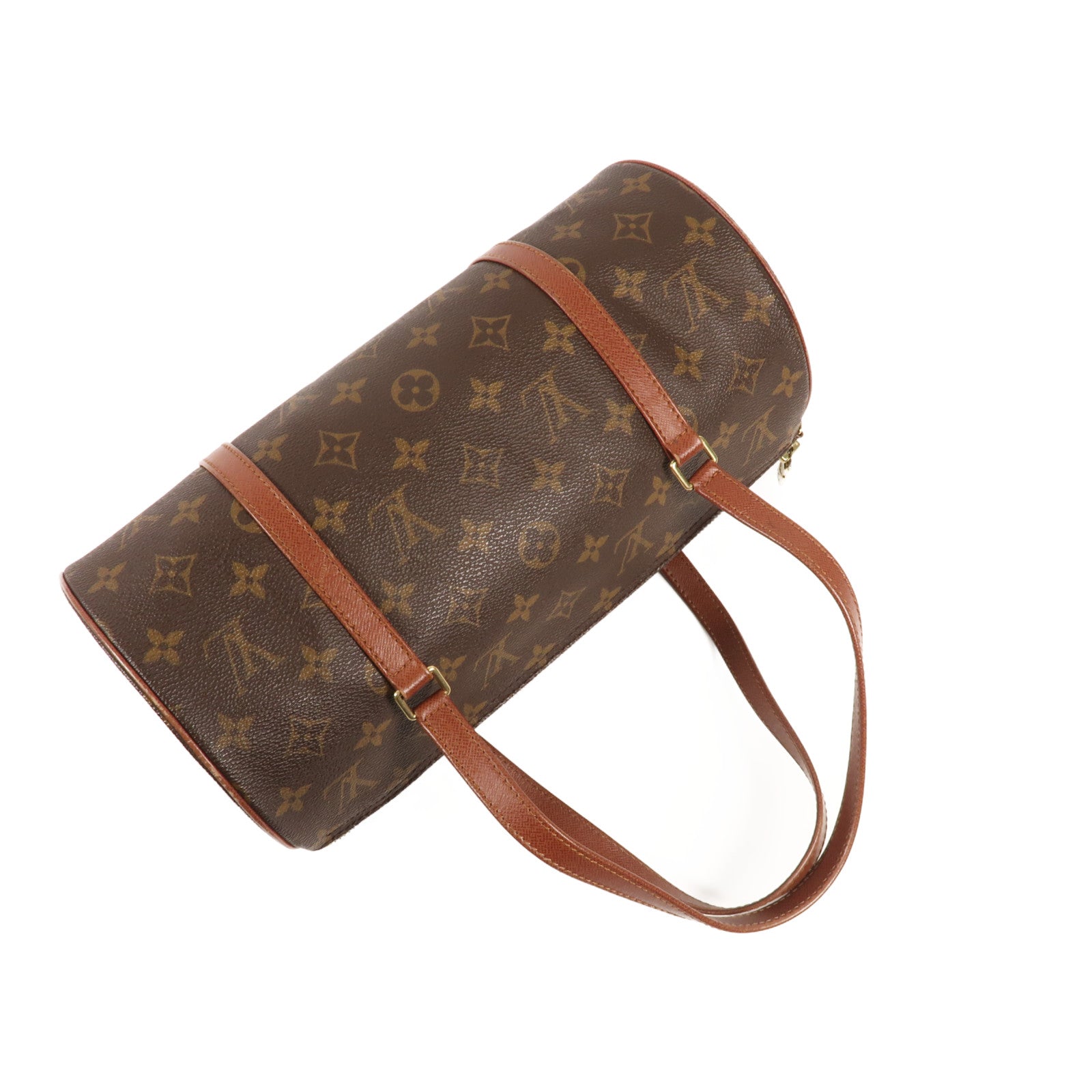 LOUIS VUITTON Monogram Papillon 30金扣手挽袋