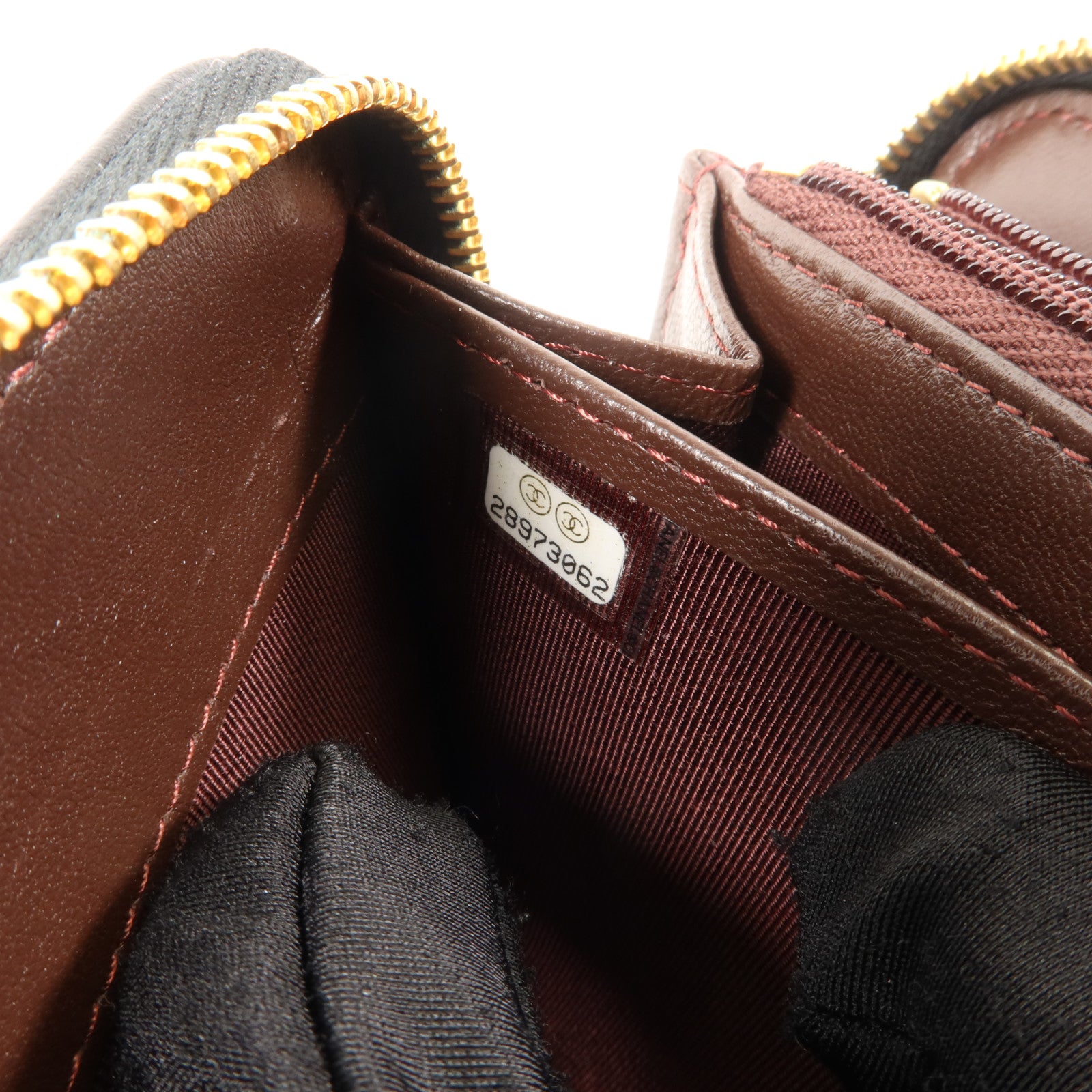 CHANEL 羊皮皮革Zipper Long Wallet長錢包