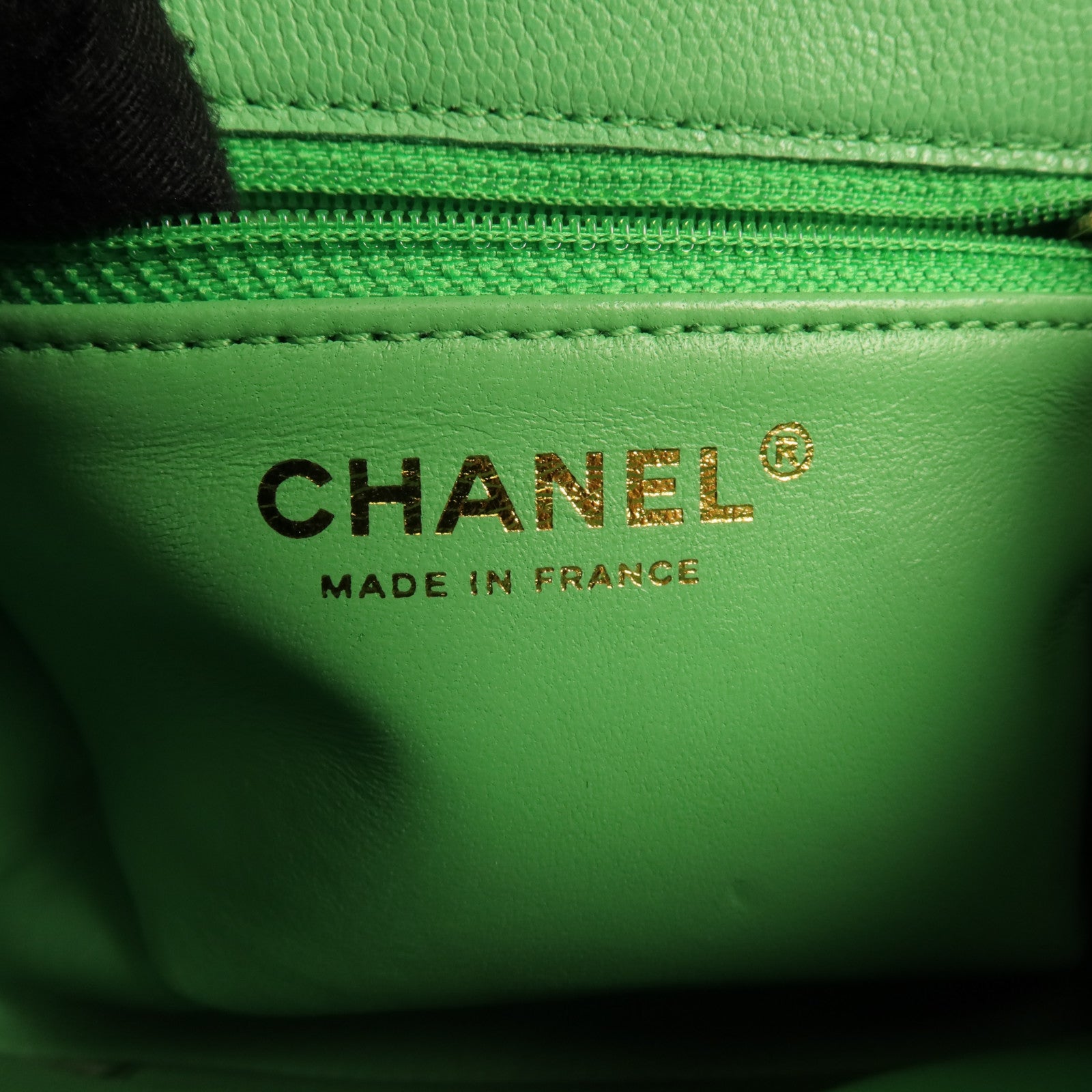 CHANEL 牛皮皮革Chain Shoulder金扣肩背包