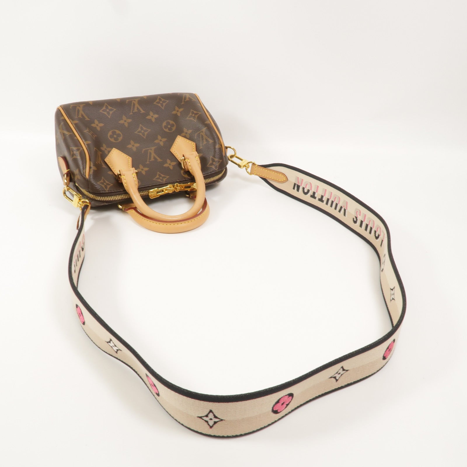 LOUIS VUITTON Monogram Speedy Bandouliere 20手挽肩背兩用袋