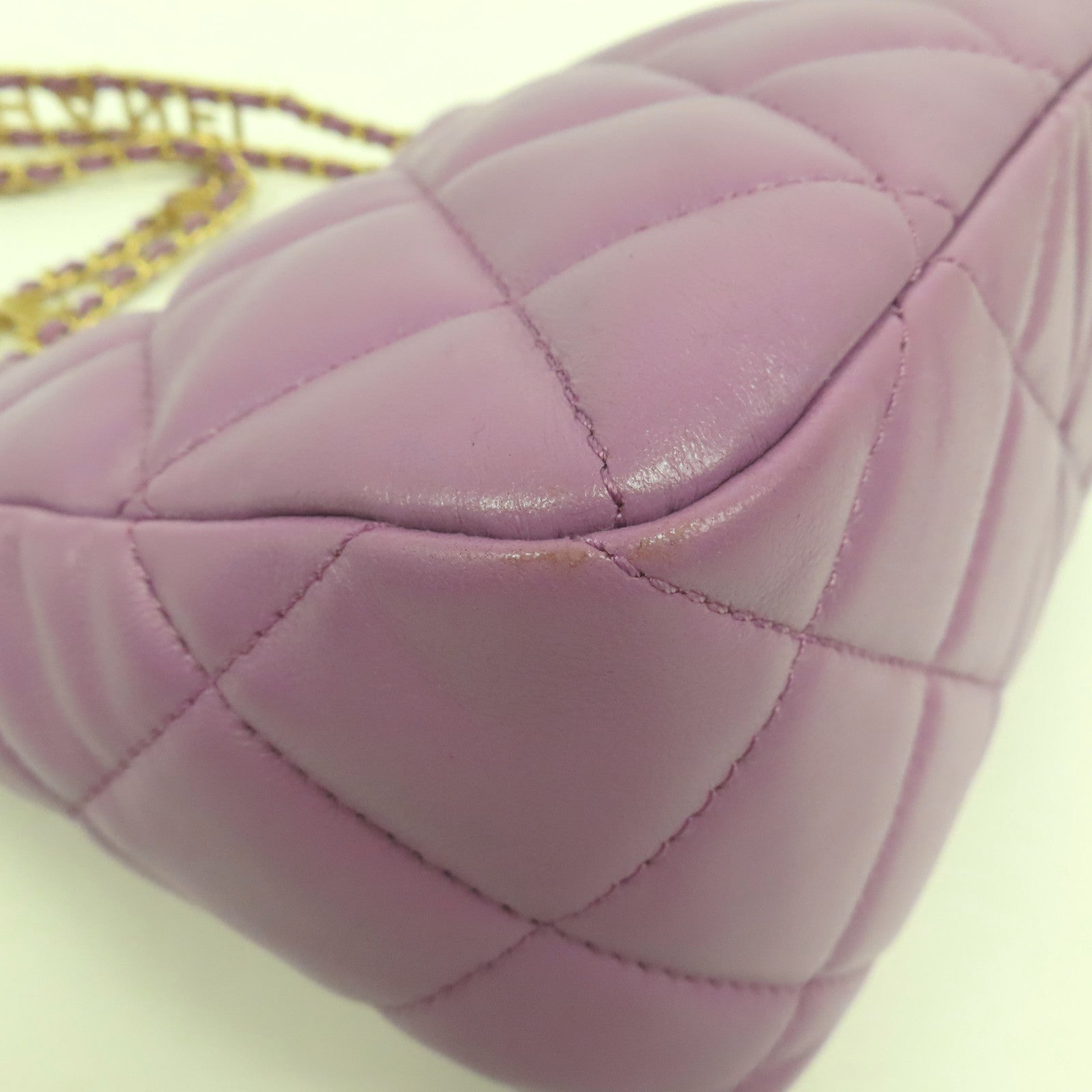 CHANEL 羊皮皮革Hobo金扣鏈帶肩背袋