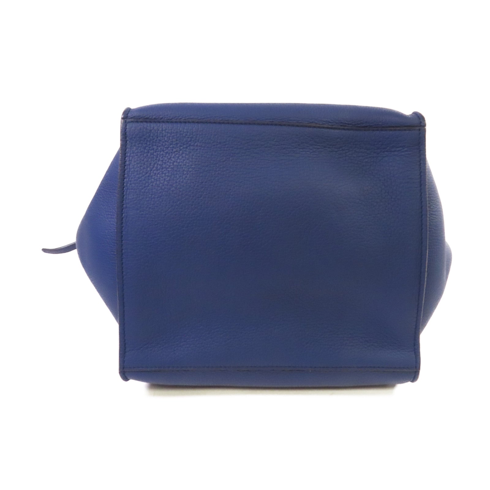 CELINE 【激減優惠】牛皮皮革Small Big Bag With Long Strap銀扣手挽肩背兩用袋藍色