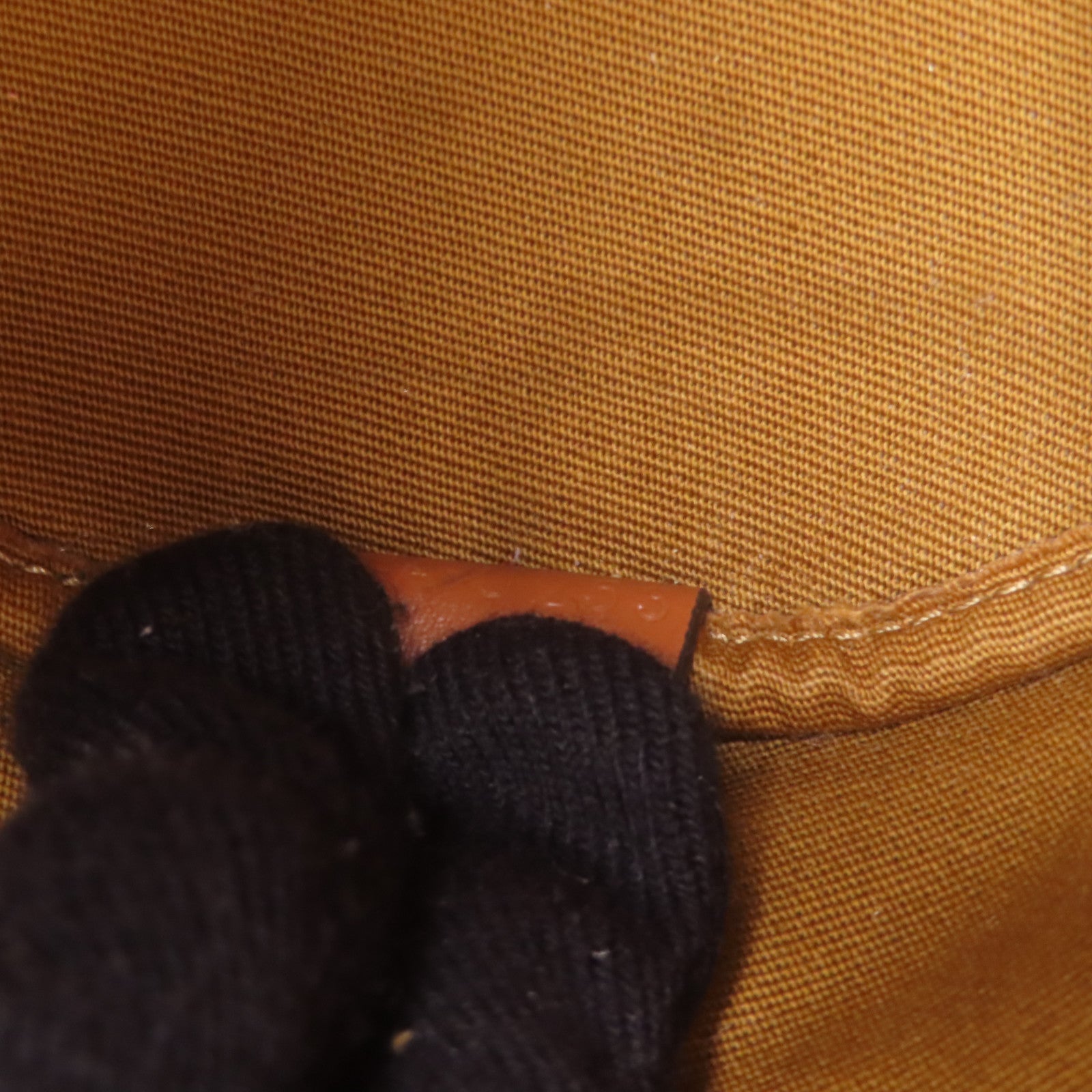 CELINE 塗層帆布Drawstring Bag金扣肩背袋啡色