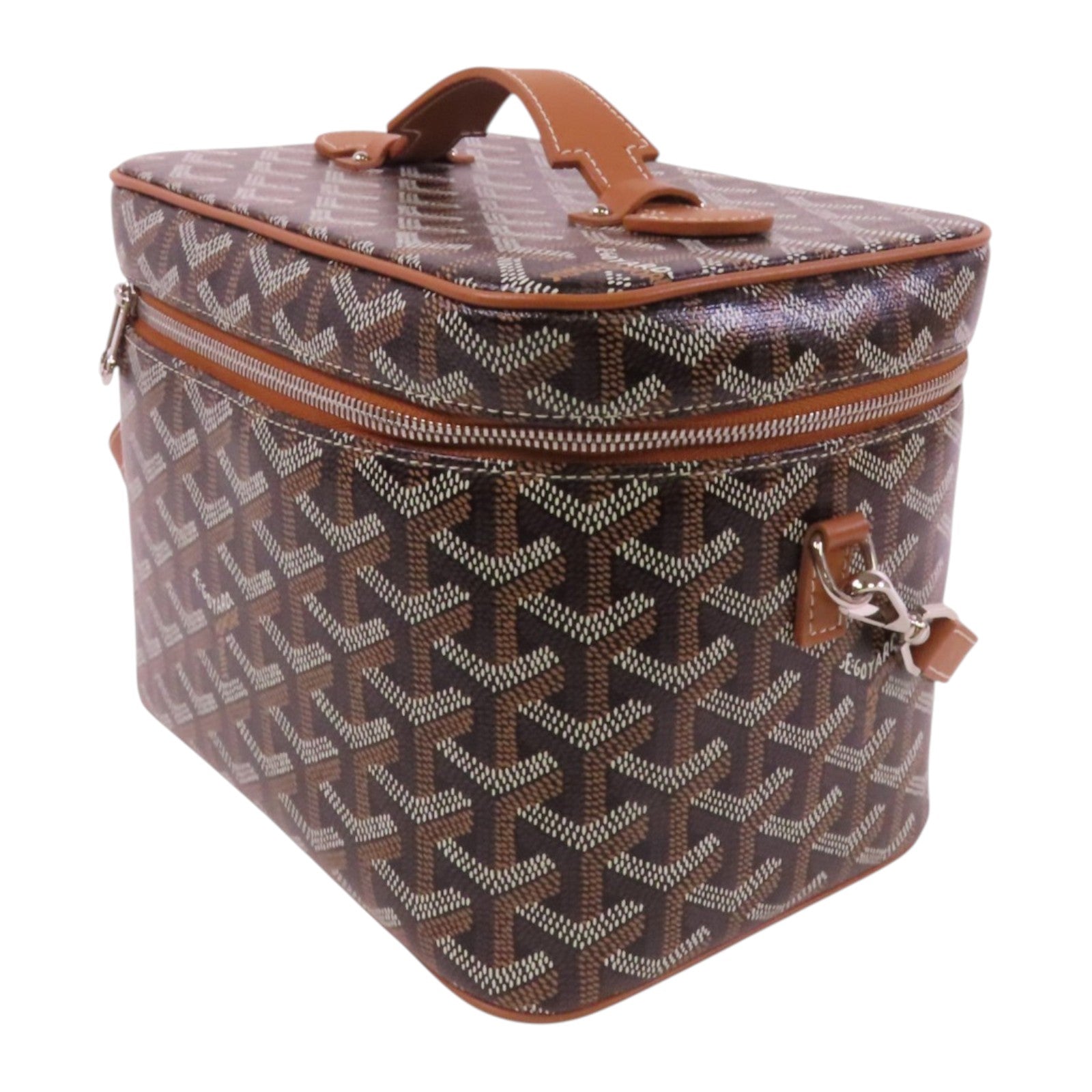 GOYARD 塗層帆布Muse Vanity銀扣手挽肩背兩用袋