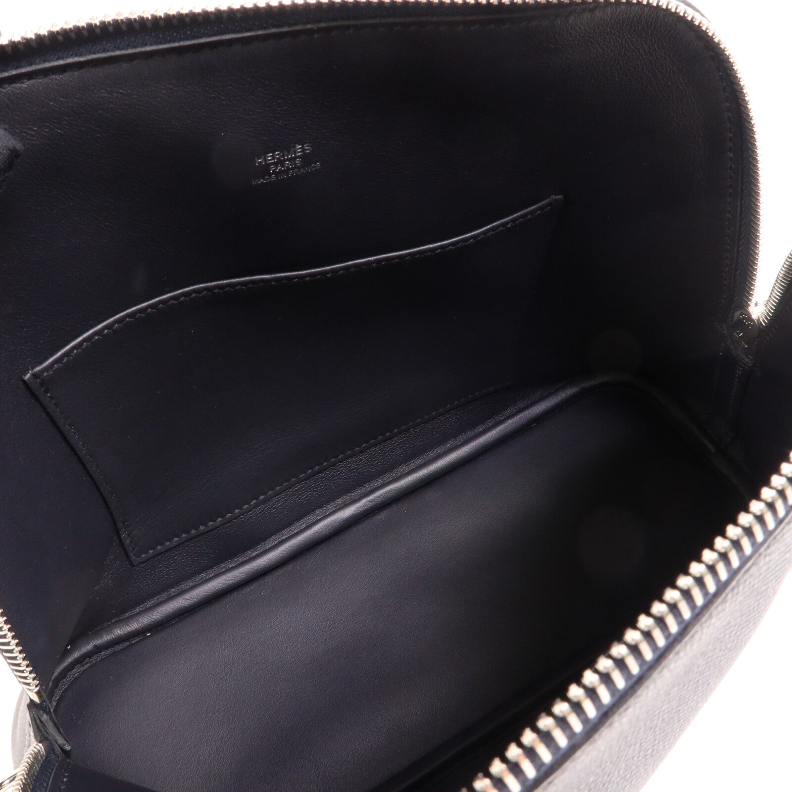 HERMES Epsom皮革Bolide 27手挽肩背兩用袋Bleu Navy
