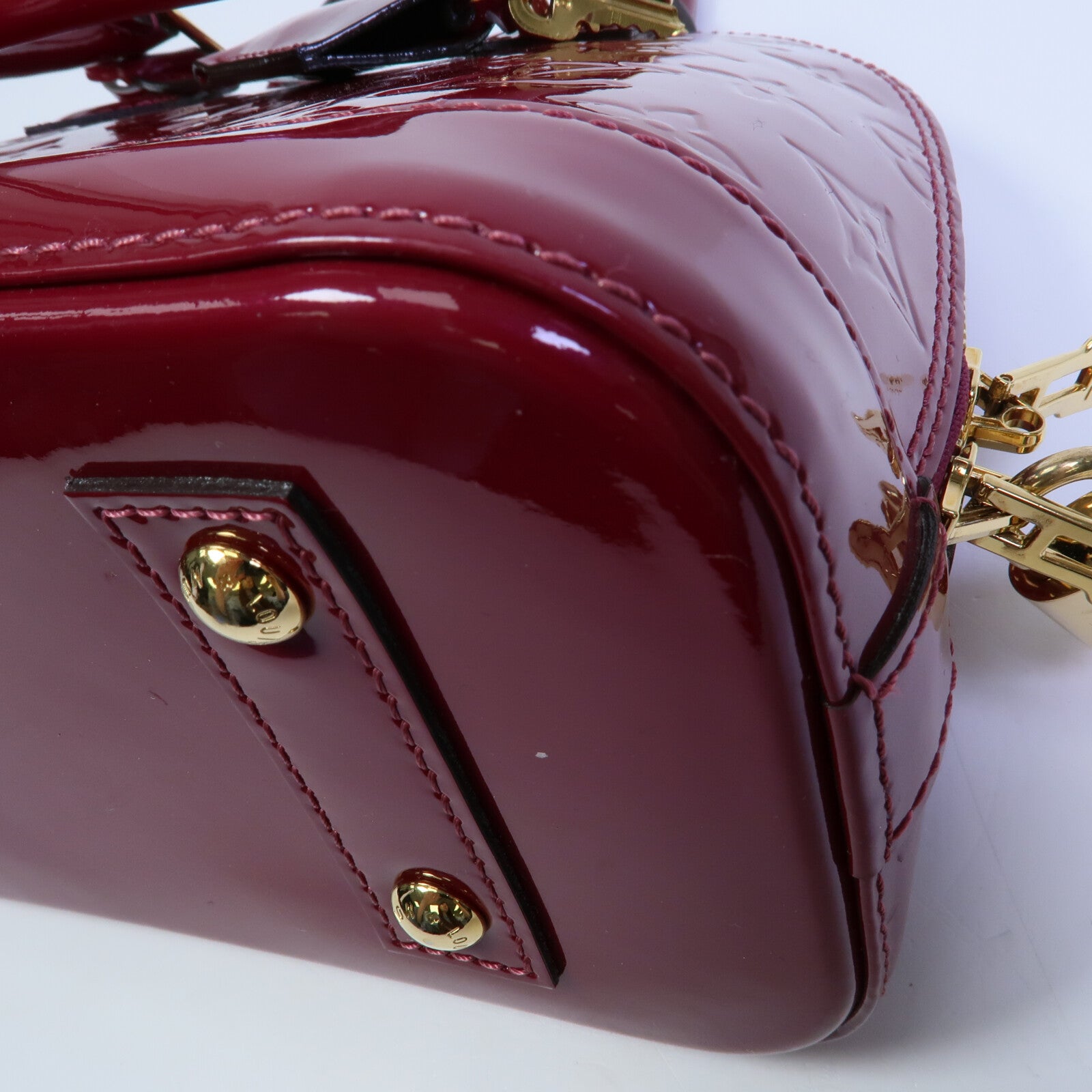 LOUIS VUITTON 漆皮皮革Alma手挽肩背兩用袋