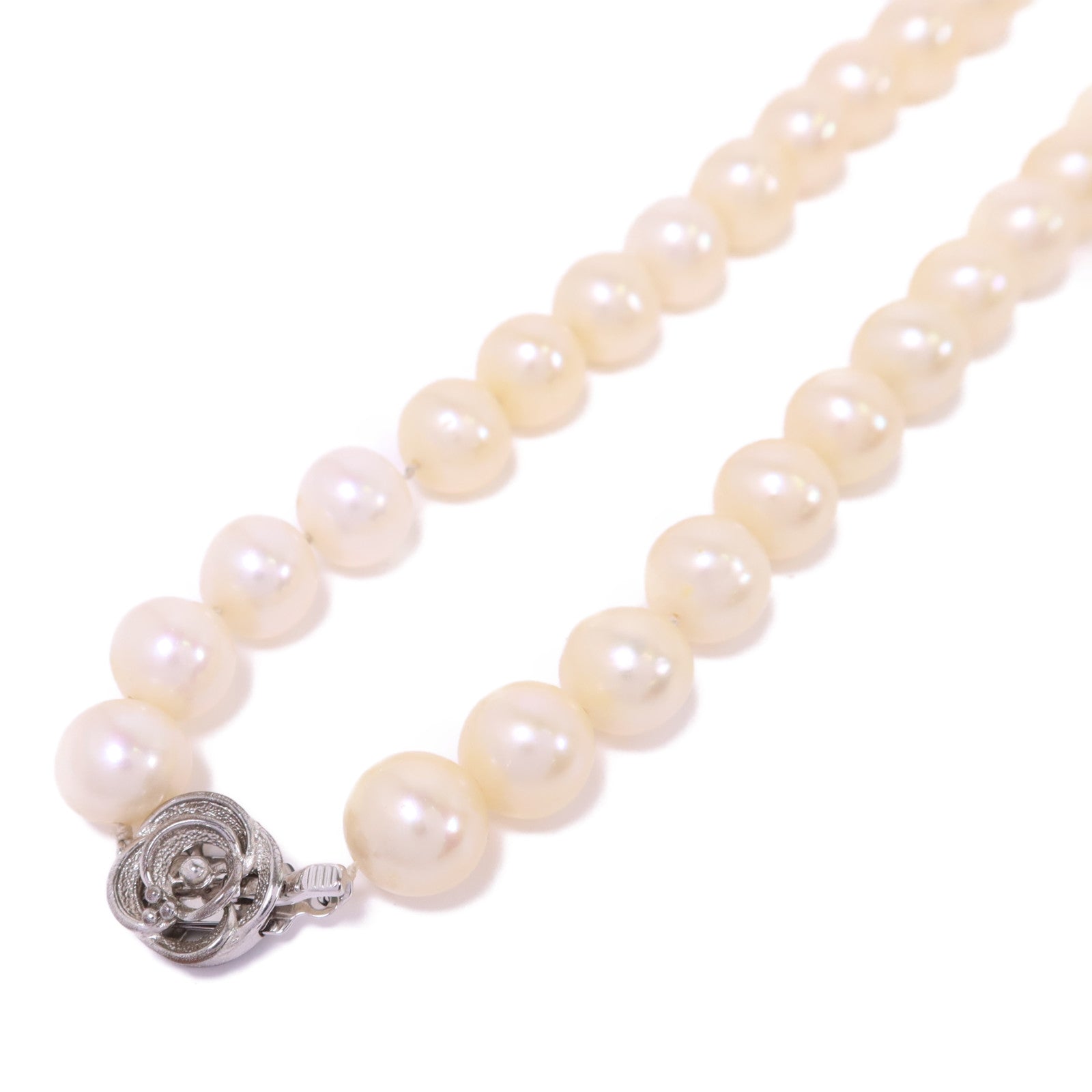 JEWELRY 925純銀Pearl Necklace珍珠項鍊#44cm