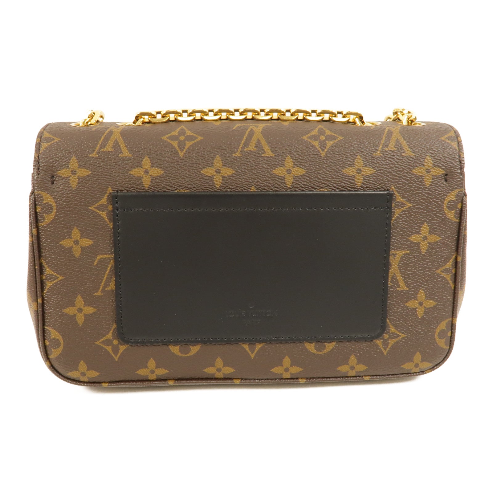 LOUIS VUITTON Monogram Marceau金扣肩背袋棕色