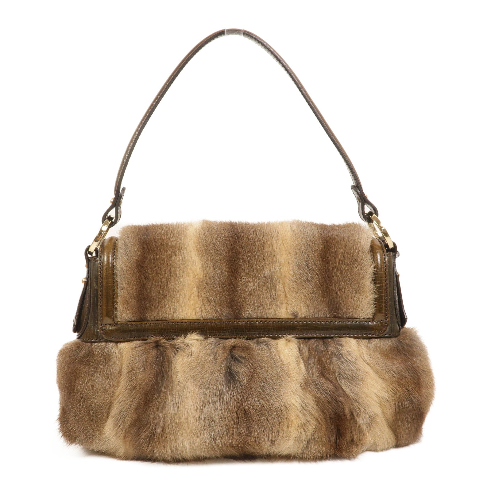 FENDI 水貂皮草Vintage Chef Fur Bag肩背袋