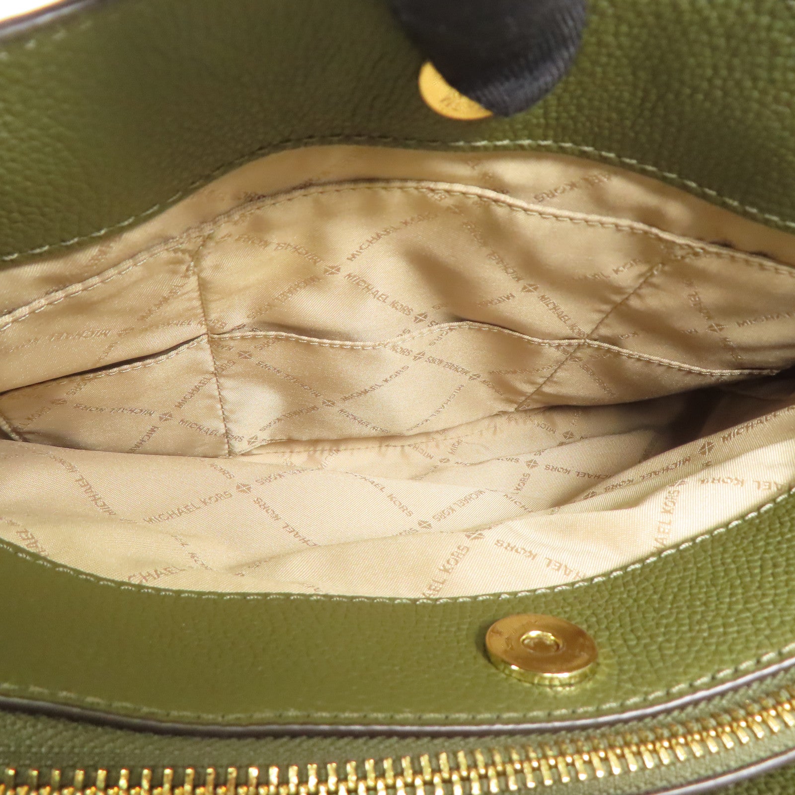 Michael Kors 牛皮皮革2 Way Shoulder金扣手挽肩背兩用袋