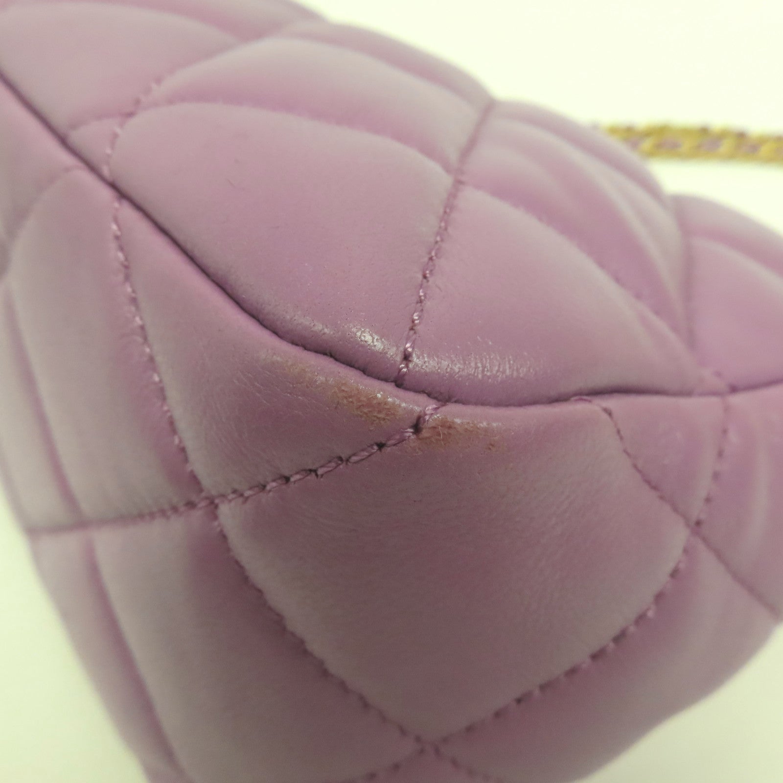 CHANEL 羊皮皮革Hobo金扣鏈帶肩背袋