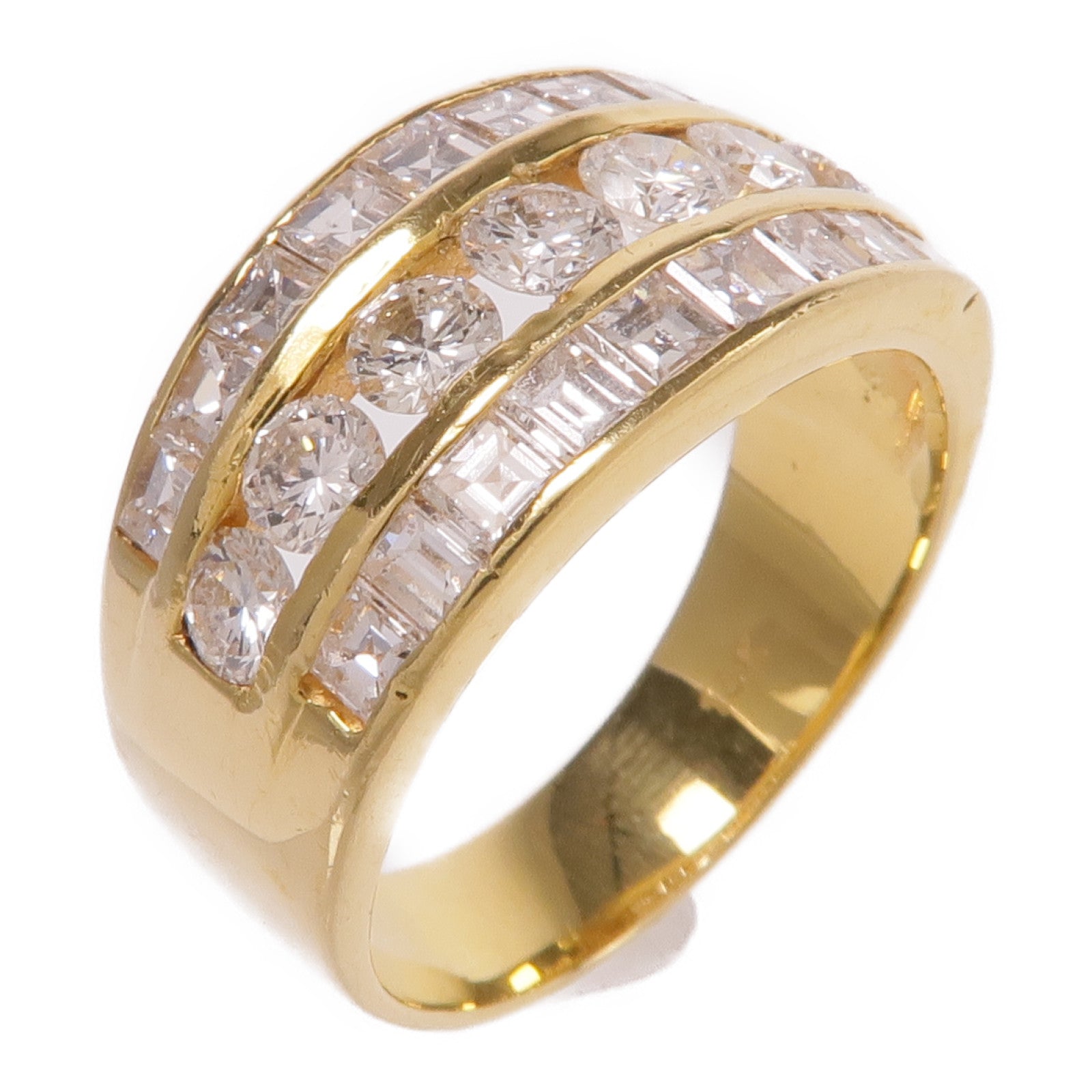 JEWELRY 18K黃金Diamond Ring鑽石戒指US#5.5