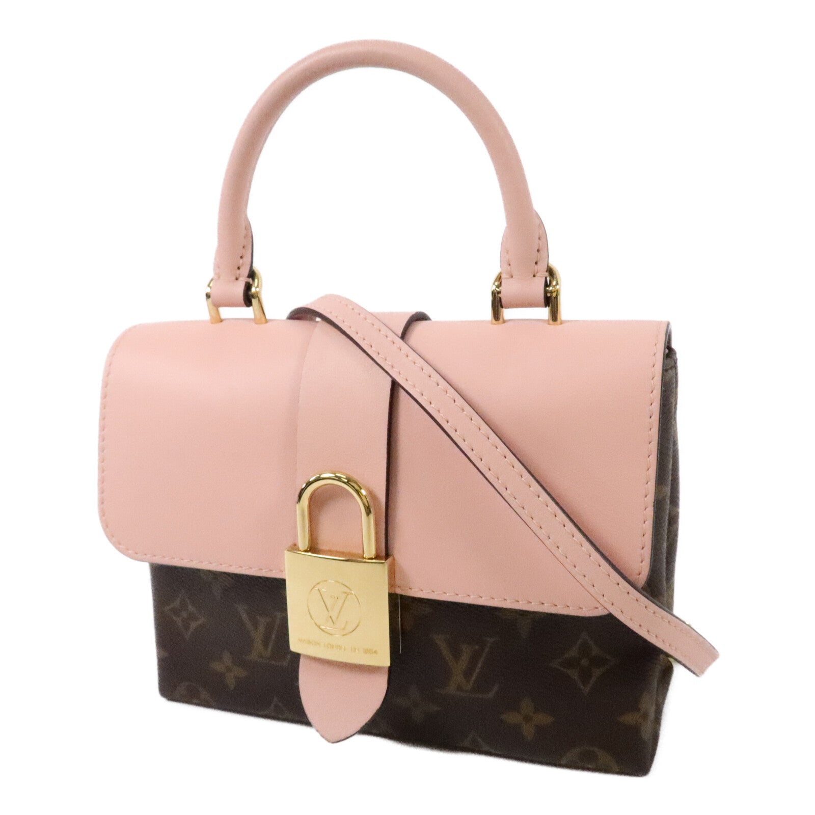LOUIS VUITTON Monogram Locky BB手挽肩背兩用袋
