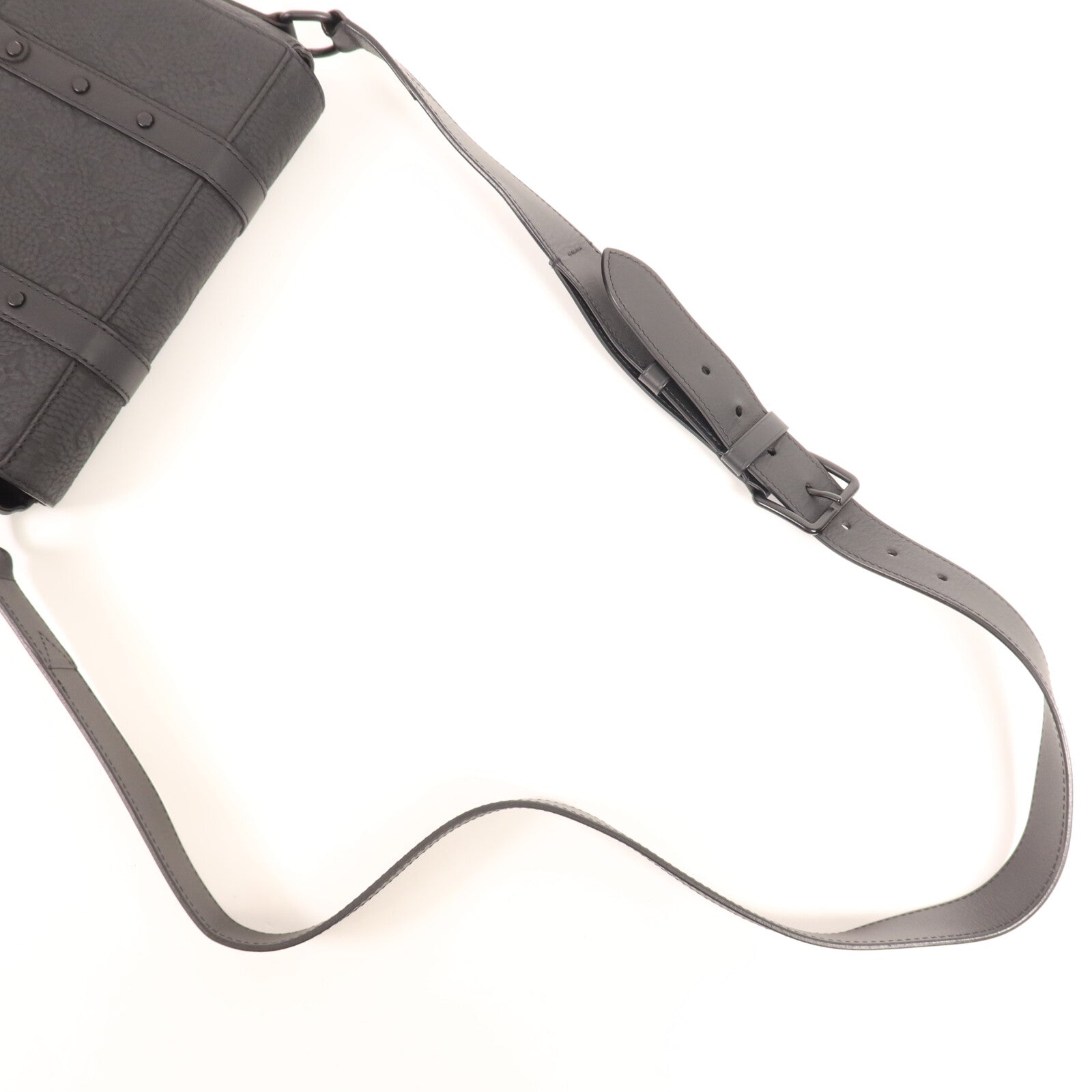 LOUIS VUITTON Monogram Taurillon Trunk Messenger Bag肩背袋