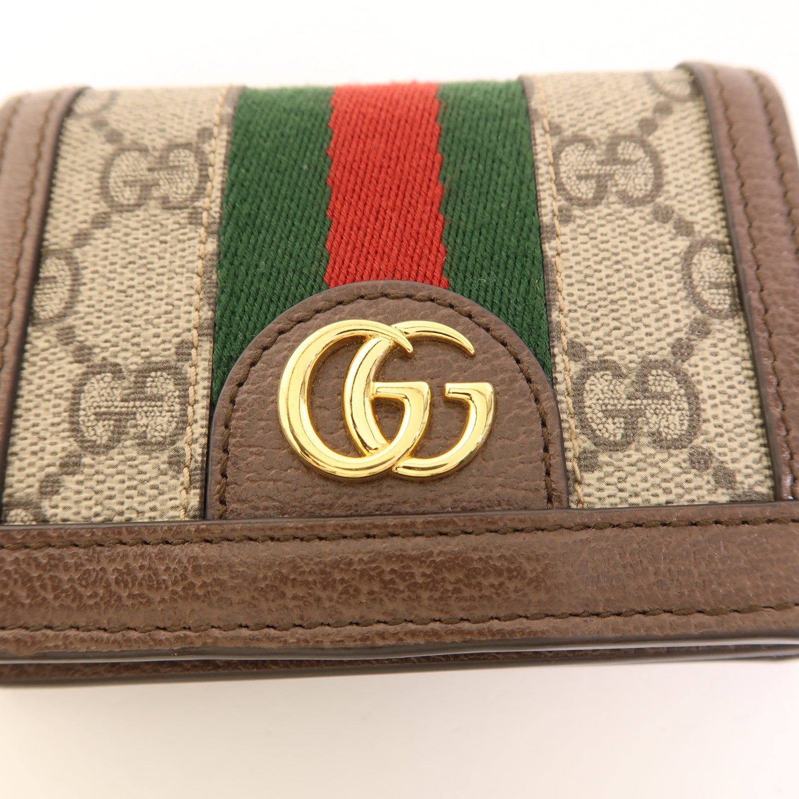 GUCCI 塗層帆布GG Ophidia Bifold Wallet金扣錢包