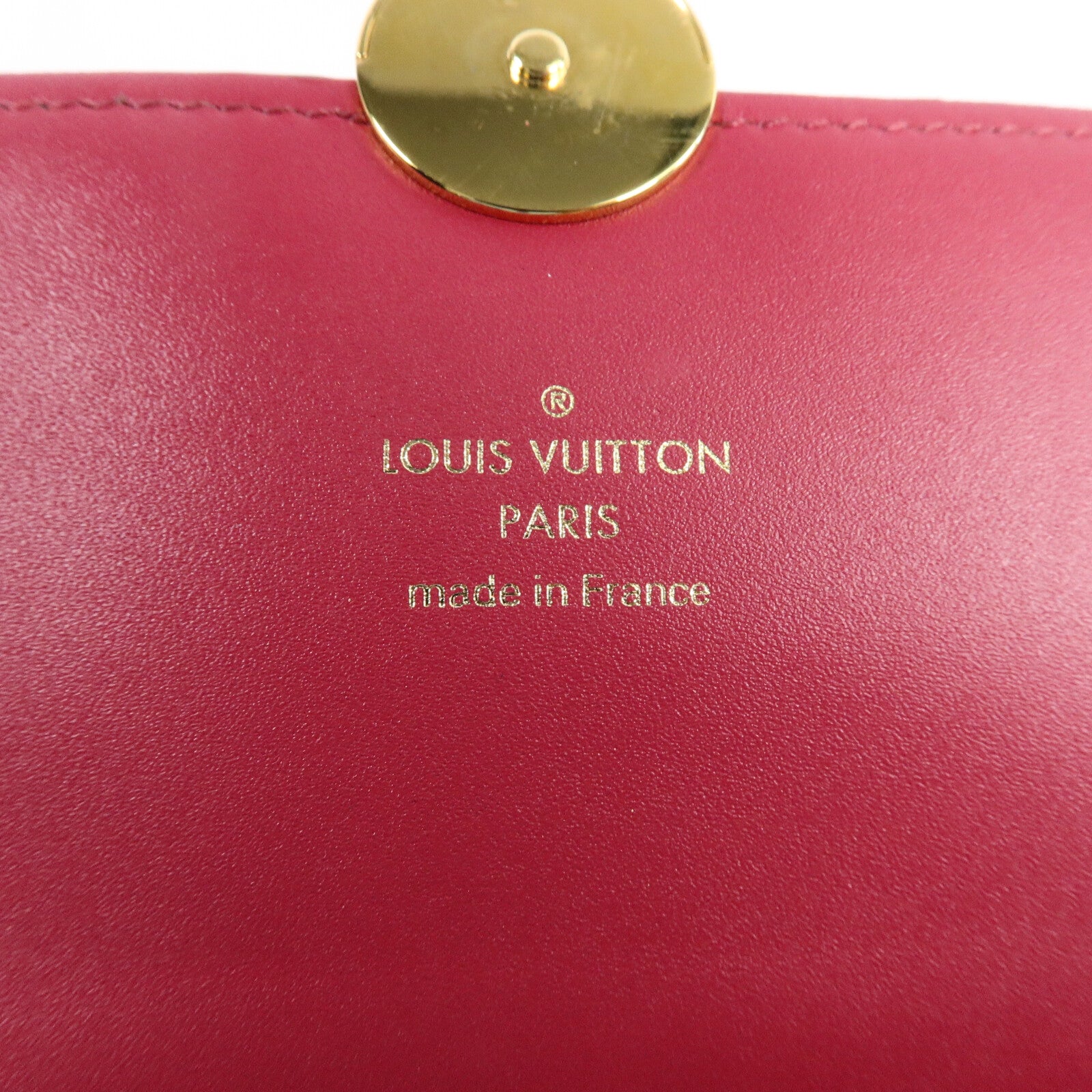 LOUIS VUITTON Monogram Portefeuille Flore鏈帶肩背袋