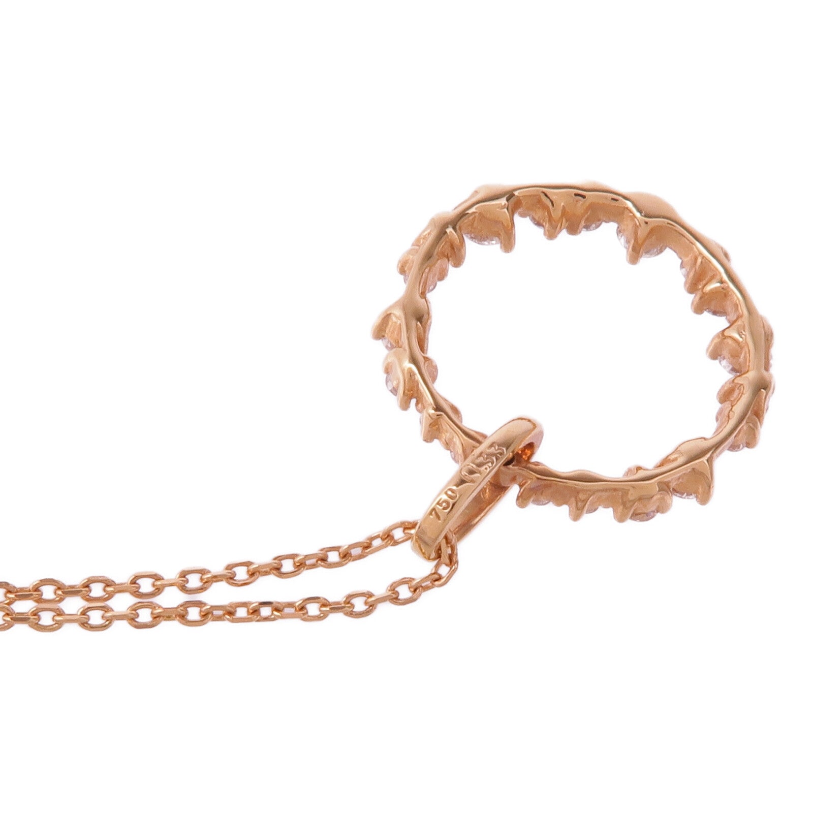 JEWELRY 18K玫瑰金Diamond Necklace鑽石項鍊