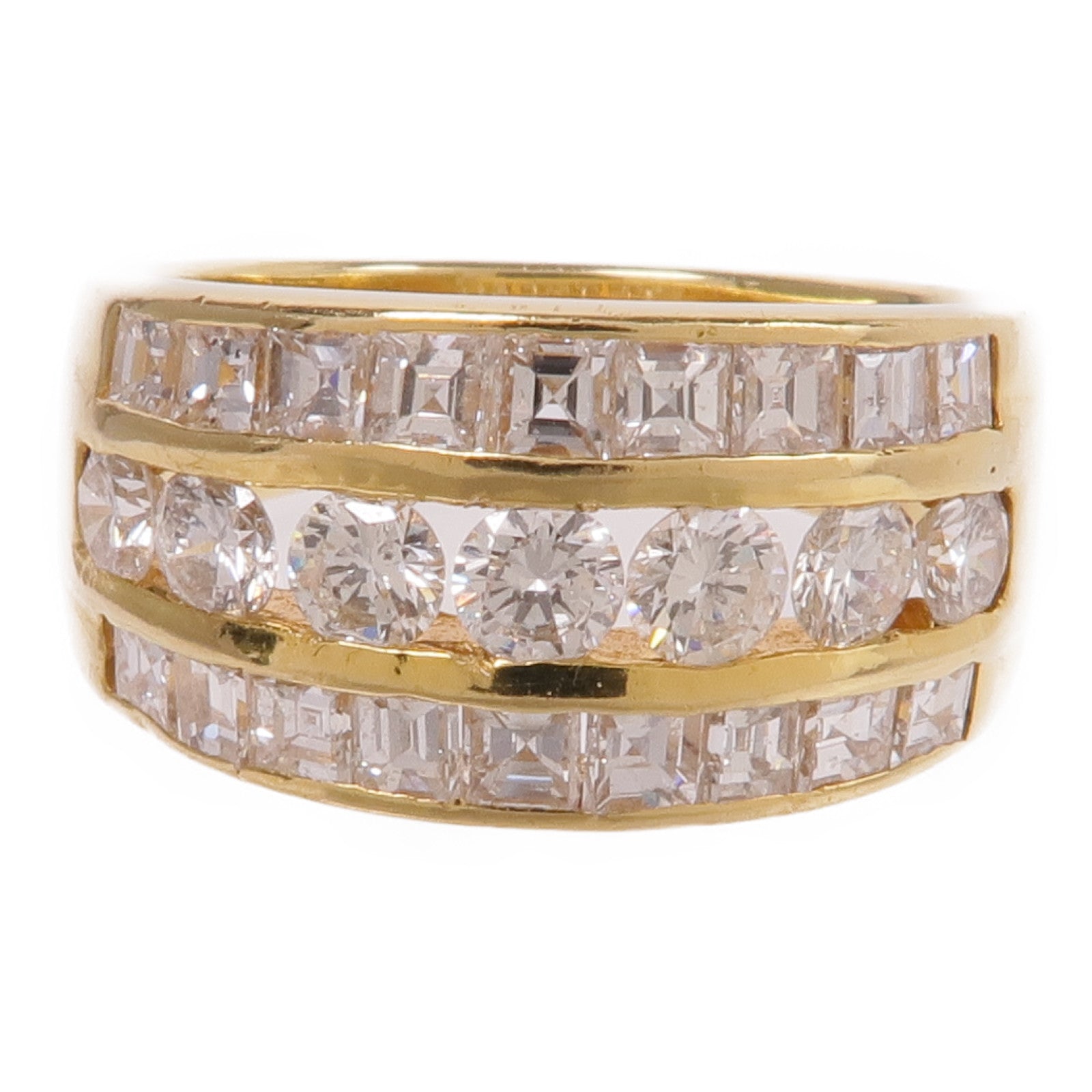 JEWELRY 18K黃金Diamond Ring鑽石戒指US#5.5