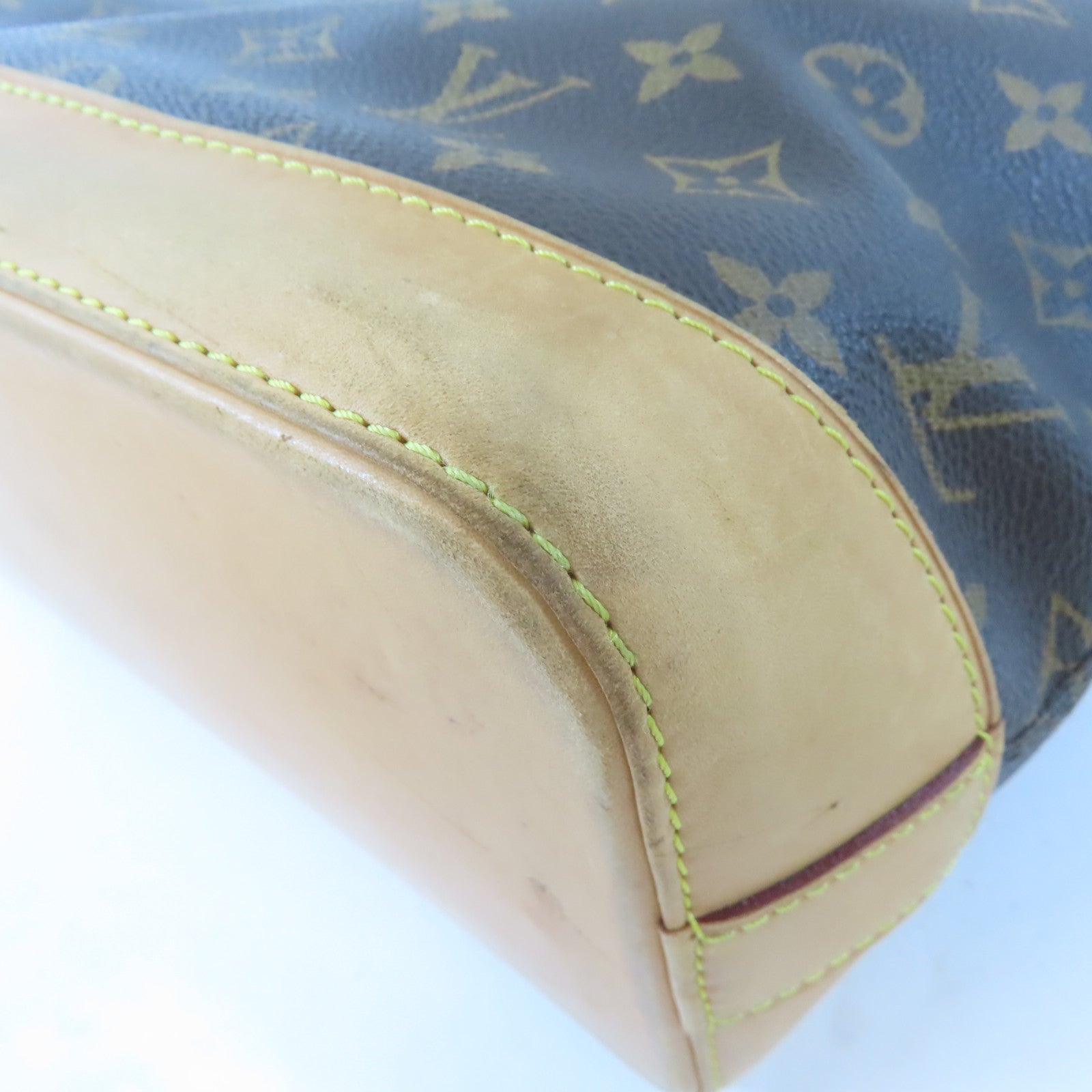 LOUIS VUITTON (PRICE DOWN) LV GHW Lockit Horizontal Shoulder Handbag M40104 Monogram Brown