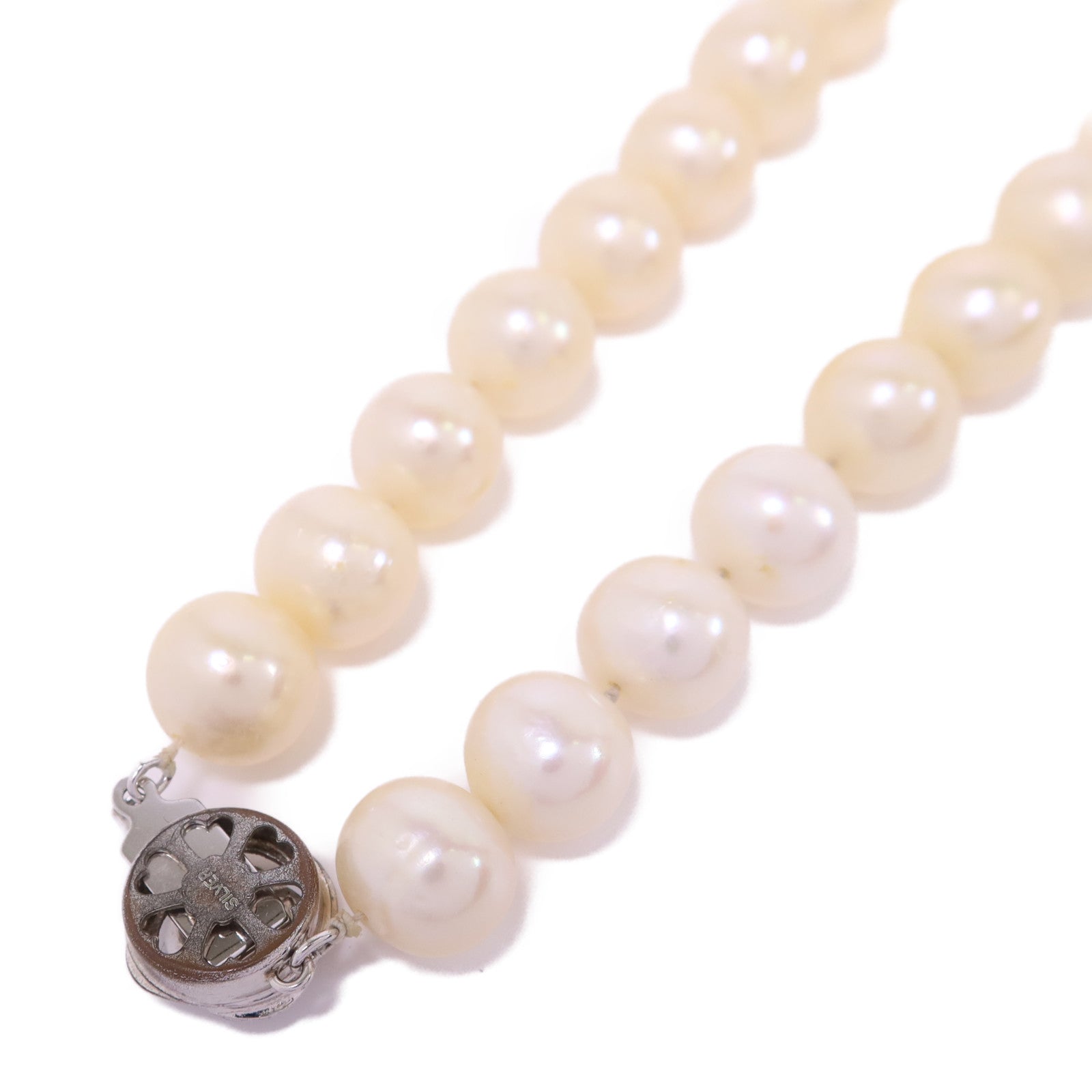 JEWELRY 925純銀Pearl Necklace珍珠項鍊#44cm