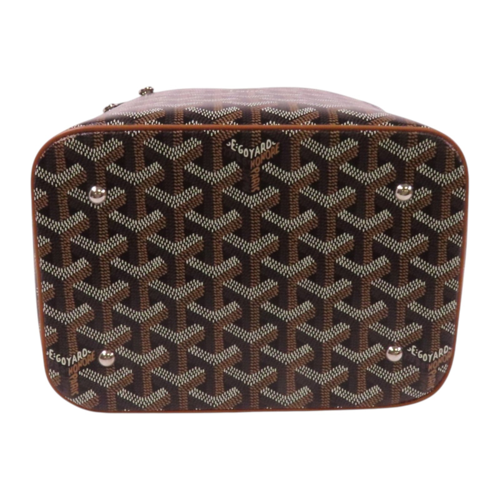 GOYARD 塗層帆布Muse Vanity銀扣手挽肩背兩用袋