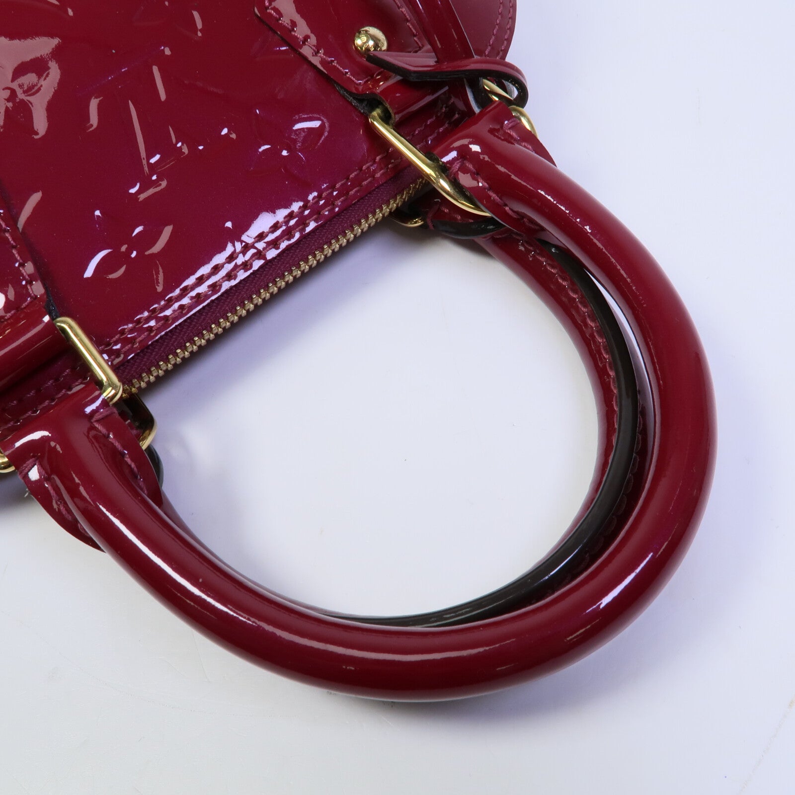 LOUIS VUITTON 漆皮皮革Alma手挽肩背兩用袋