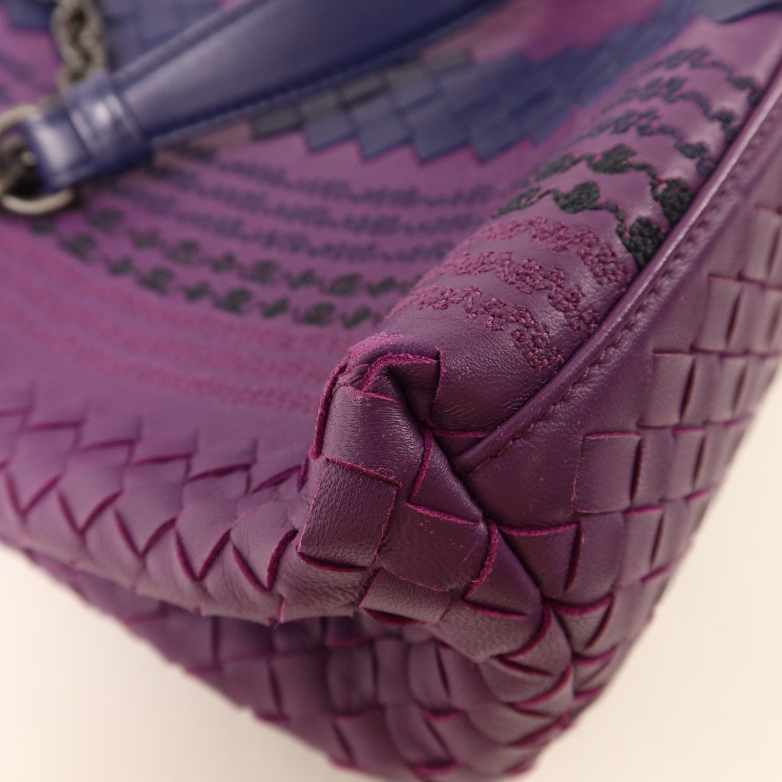 BOTTEGA VENETA 羊皮皮革Shoulder Bag鏈帶肩背袋
