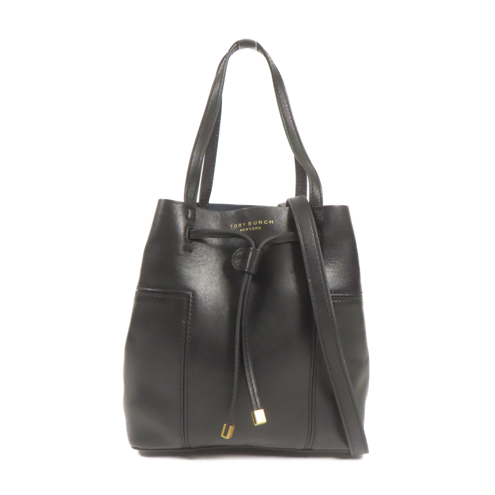 Tory Burch 牛皮皮革Shoulder Bag金扣手挽肩背兩用袋