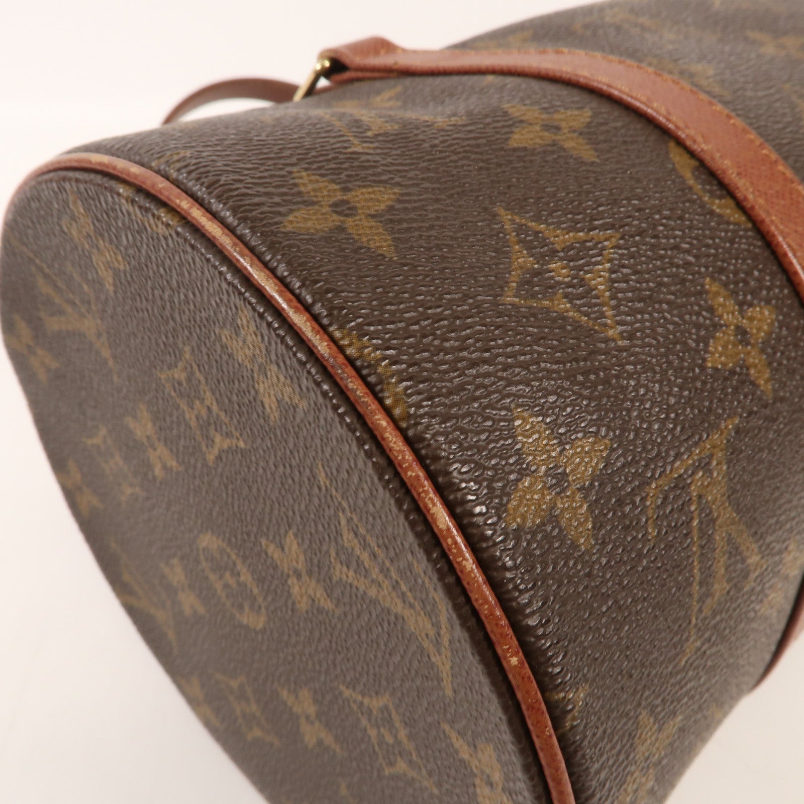 LOUIS VUITTON Monogram Papillon 30金扣手挽袋