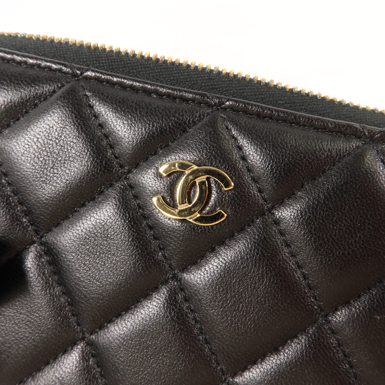 CHANEL 羊皮皮革Zipper Long Wallet長錢包