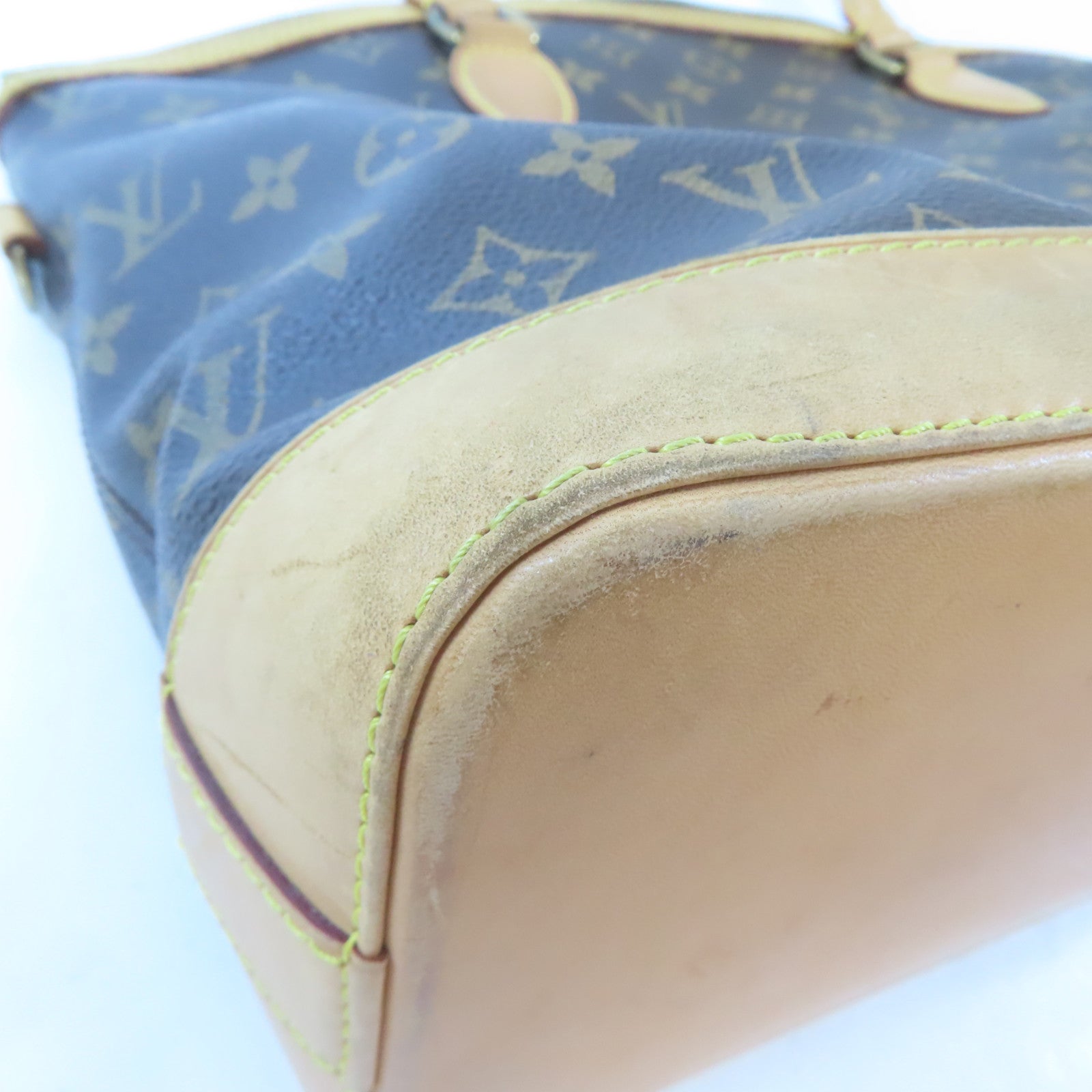 LOUIS VUITTON (PRICE DOWN) LV GHW Lockit Horizontal Shoulder Handbag M40104 Monogram Brown