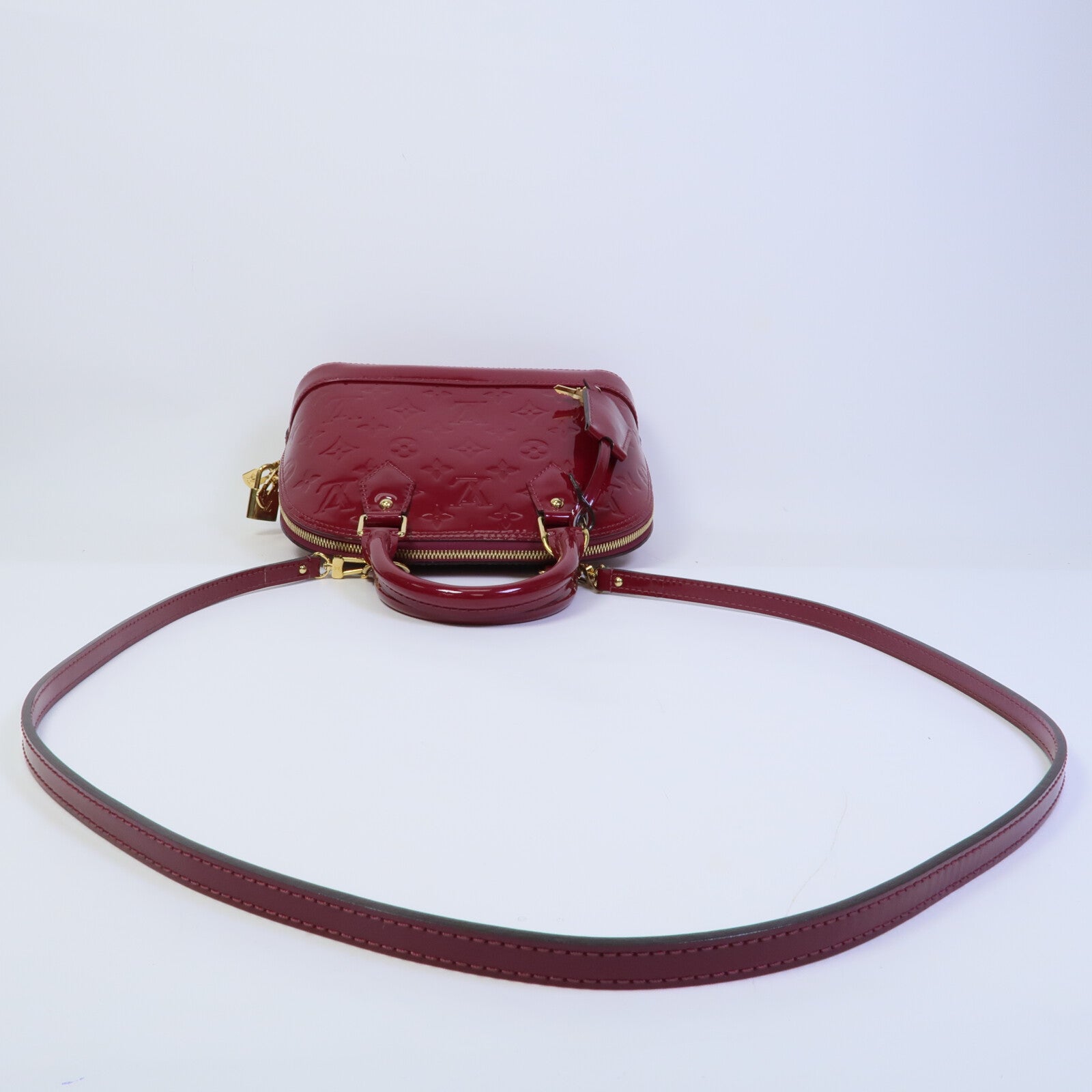 LOUIS VUITTON 漆皮皮革Alma手挽肩背兩用袋