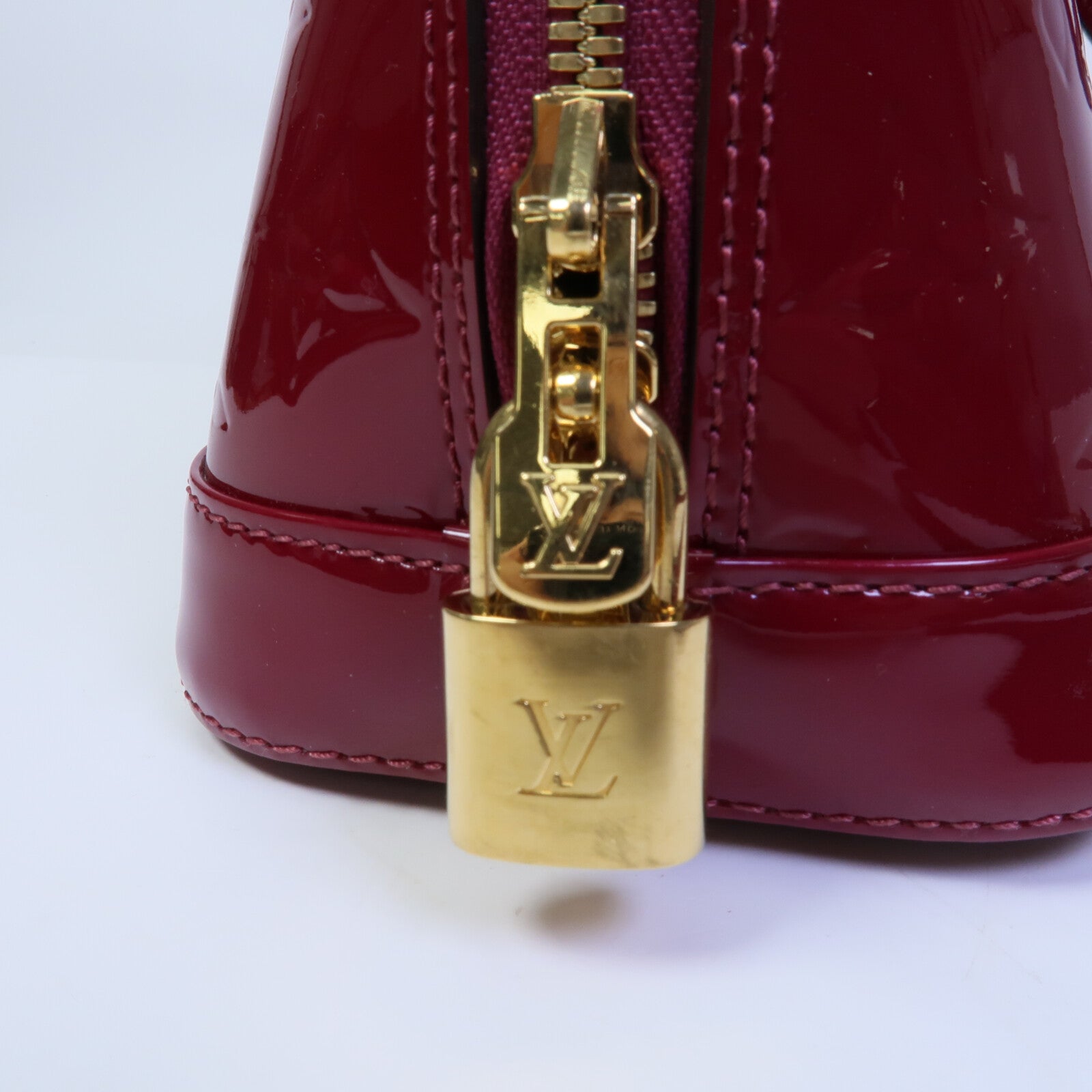 LOUIS VUITTON 漆皮皮革Alma手挽肩背兩用袋