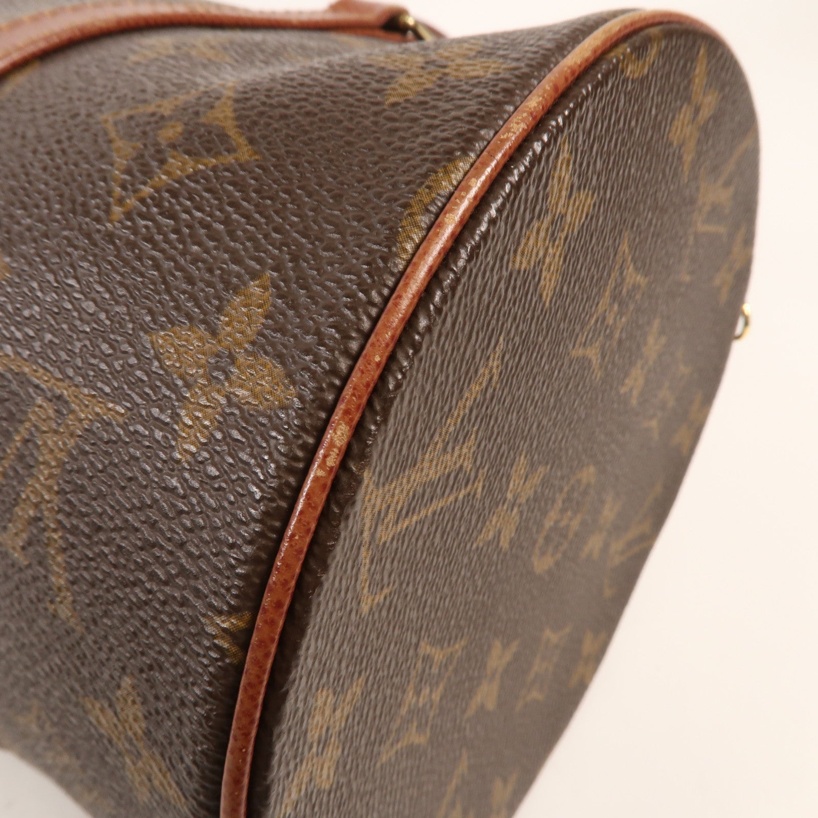 LOUIS VUITTON Monogram Papillon 30金扣手挽袋