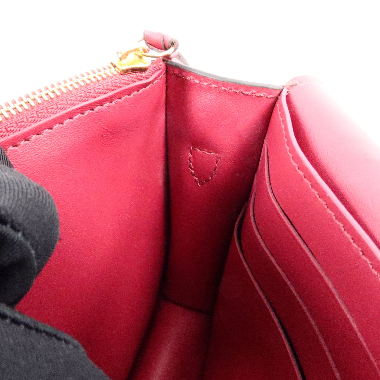 LOUIS VUITTON Monogram Portefeuille Flore鏈帶肩背袋