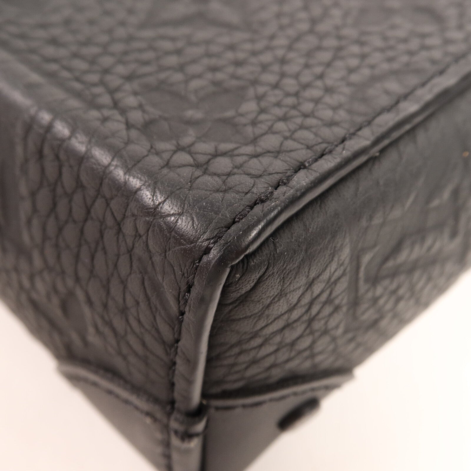 LOUIS VUITTON Monogram Taurillon Trunk Messenger Bag肩背袋