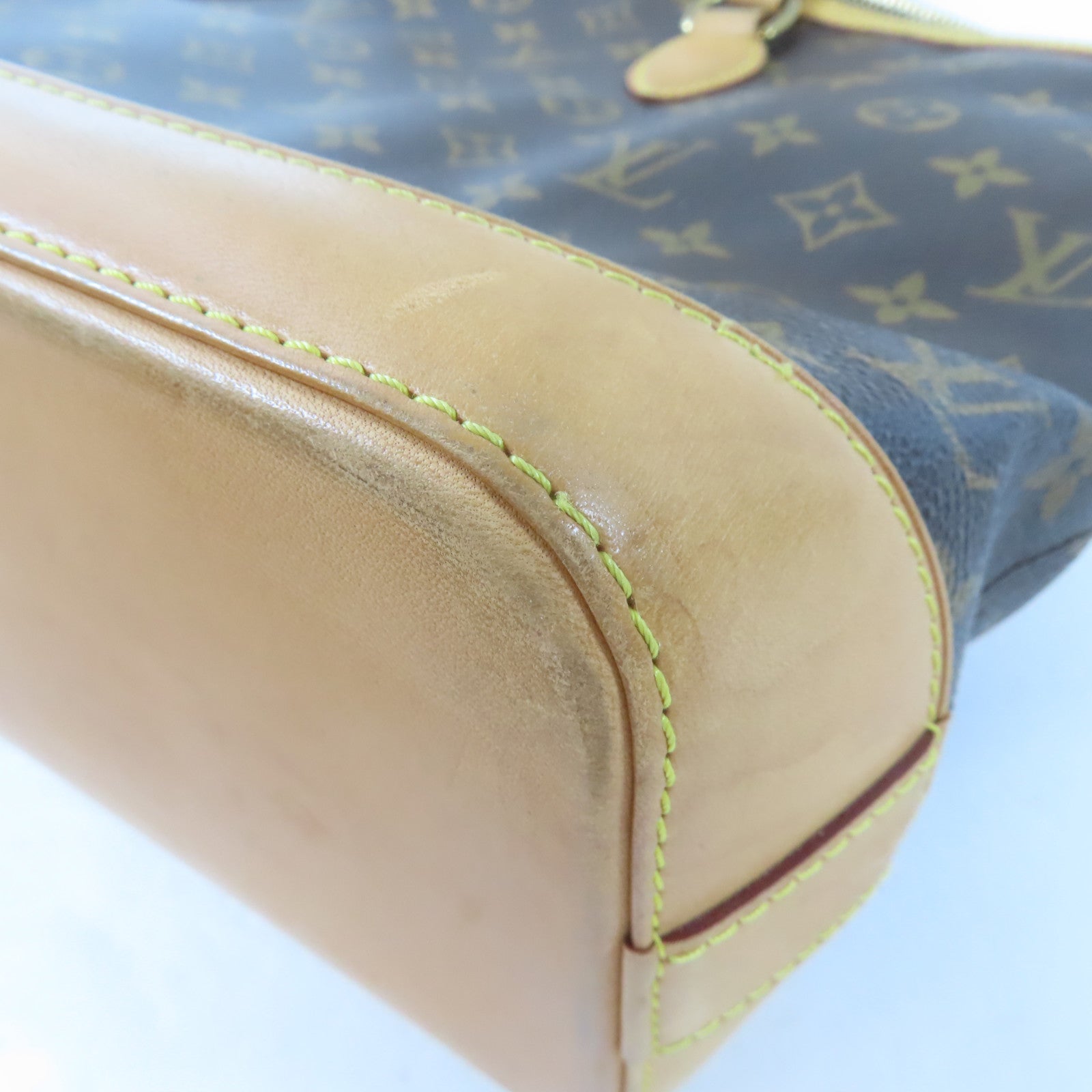 LOUIS VUITTON (PRICE DOWN) LV GHW Lockit Horizontal Shoulder Handbag M40104 Monogram Brown