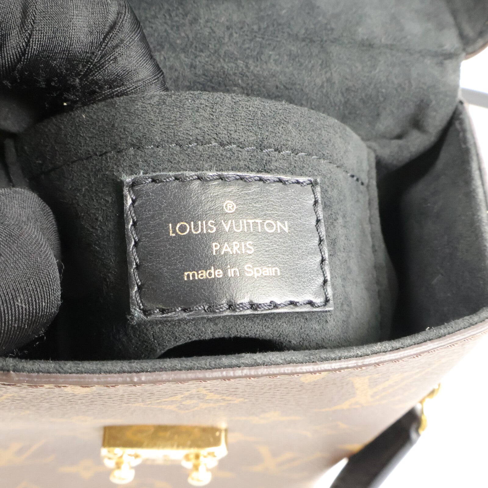 LOUIS VUITTON Monogram/Monogram Reverse Camera Box鏈帶手挽肩背兩用袋