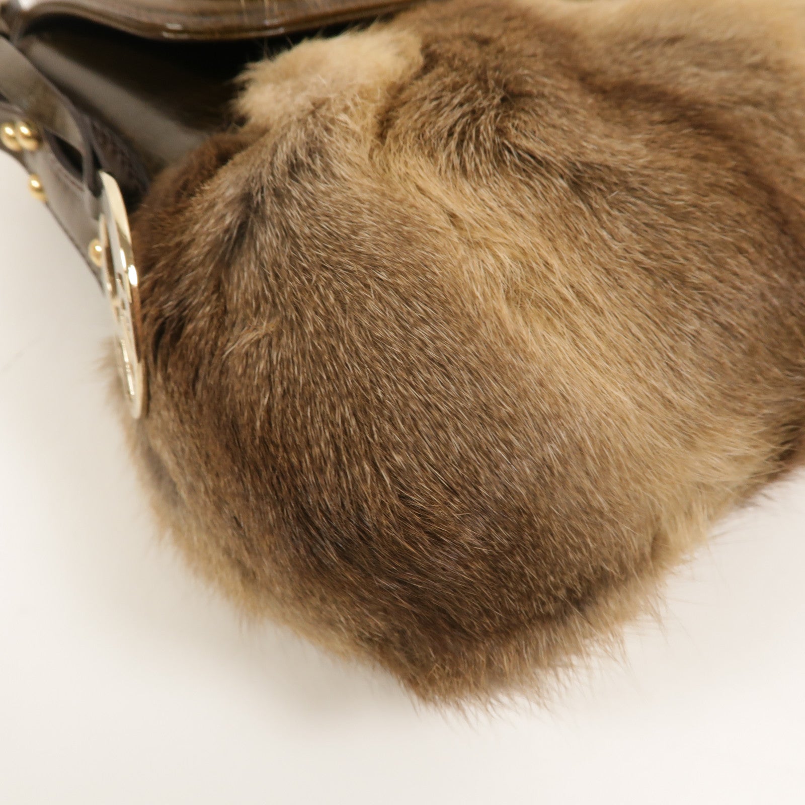 FENDI 水貂皮草Vintage Chef Fur Bag肩背袋