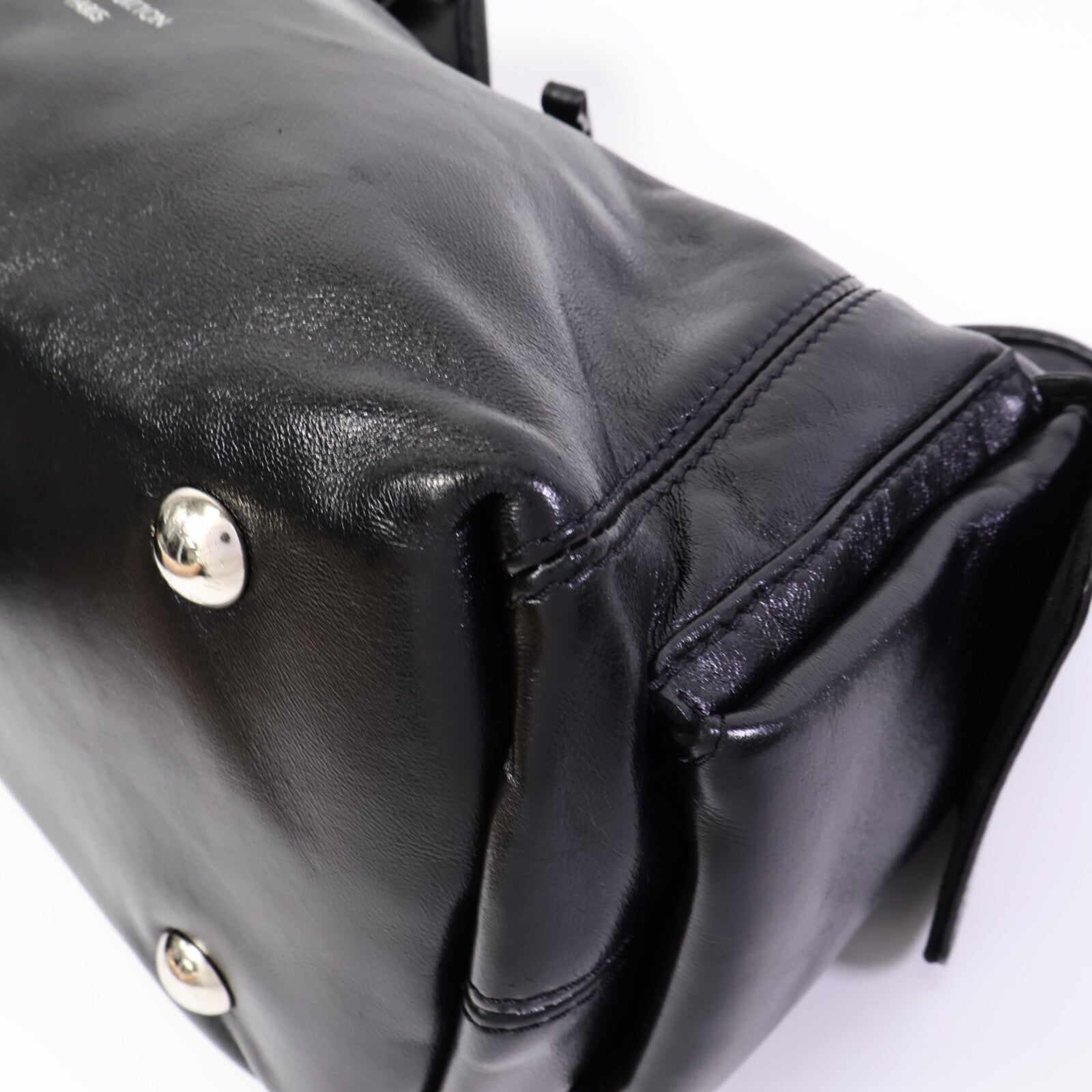 LOUIS VUITTON 羊皮皮革Carry All Vibe PM銀扣手挽肩背兩用袋