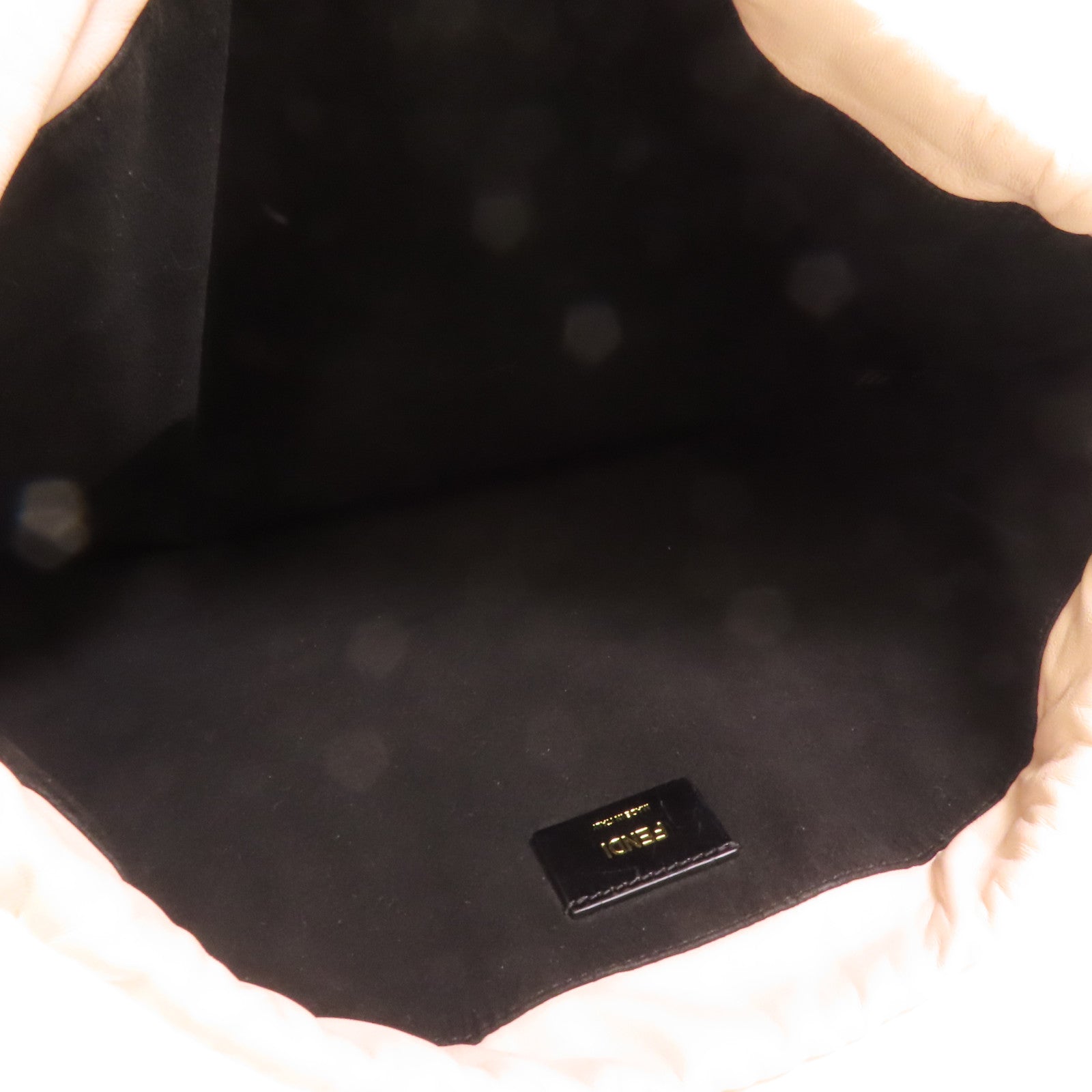FENDI 羊皮皮革Shoulder Bag金扣肩背袋