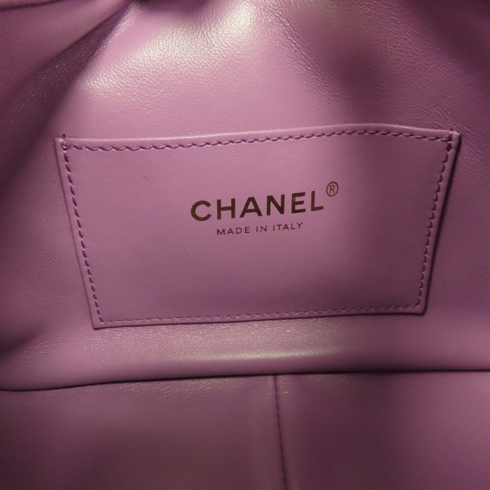 CHANEL 羊皮皮革Hobo金扣鏈帶肩背袋