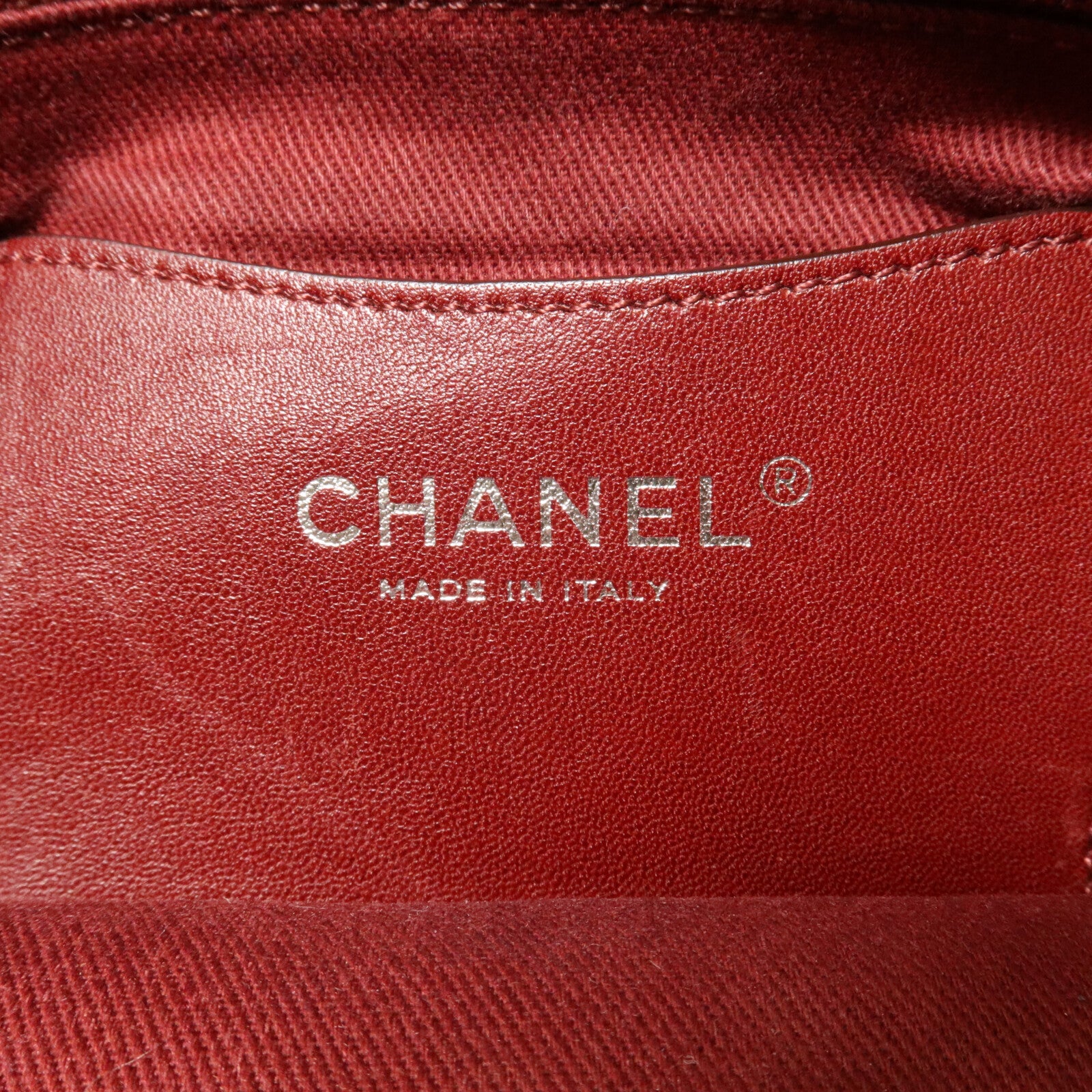 CHANEL 牛皮皮革Chain Shoulder鏈帶肩背袋