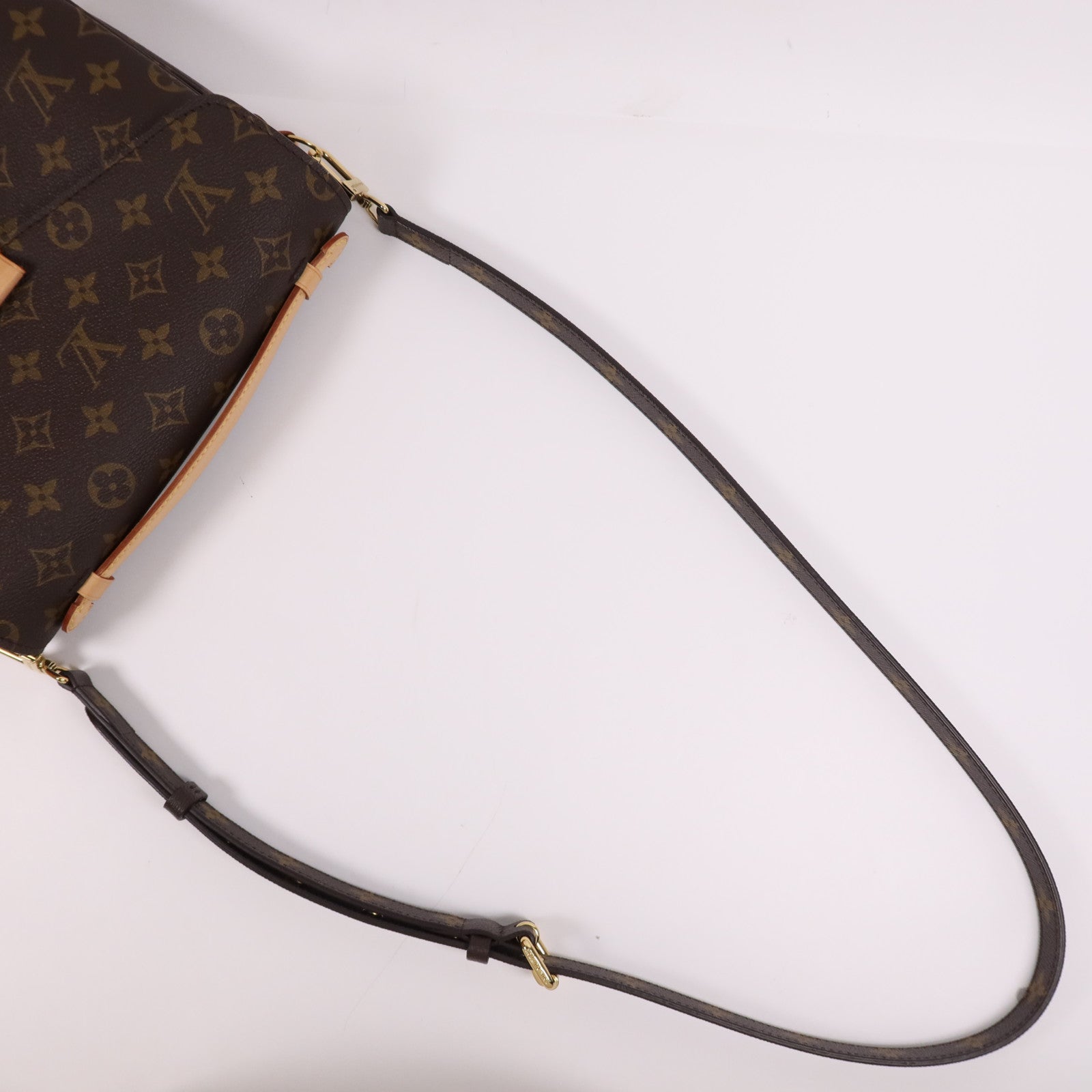 LOUIS VUITTON Monogram Pochette Metis MM金扣手挽肩背兩用袋