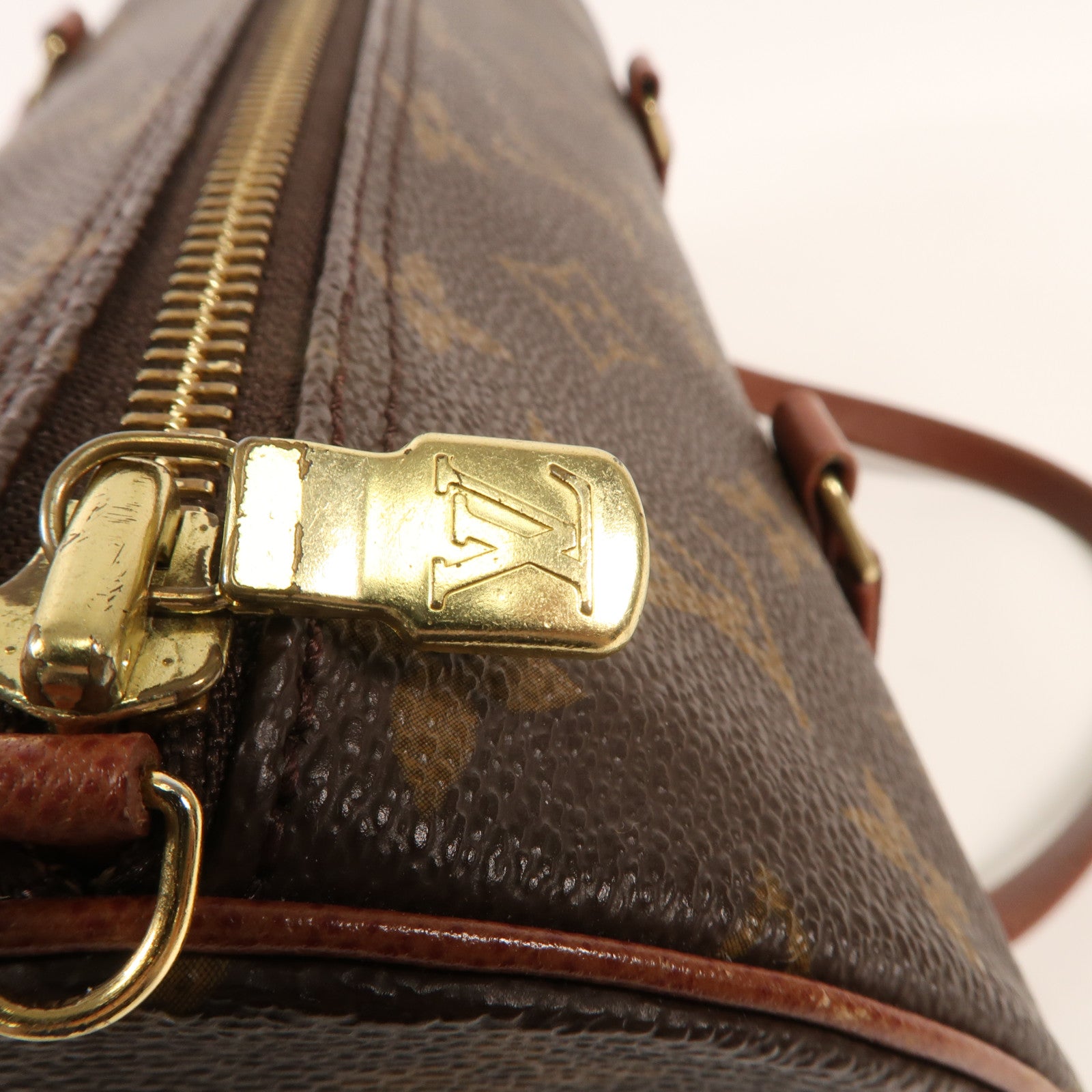 LOUIS VUITTON Monogram Papillon 30金扣手挽袋