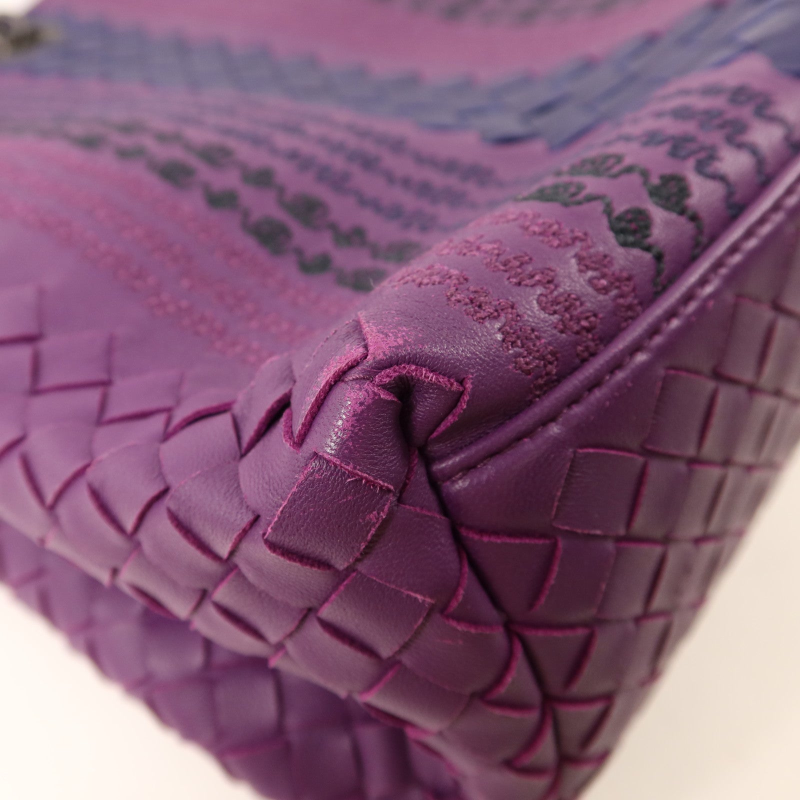 BOTTEGA VENETA 羊皮皮革Shoulder Bag鏈帶肩背袋