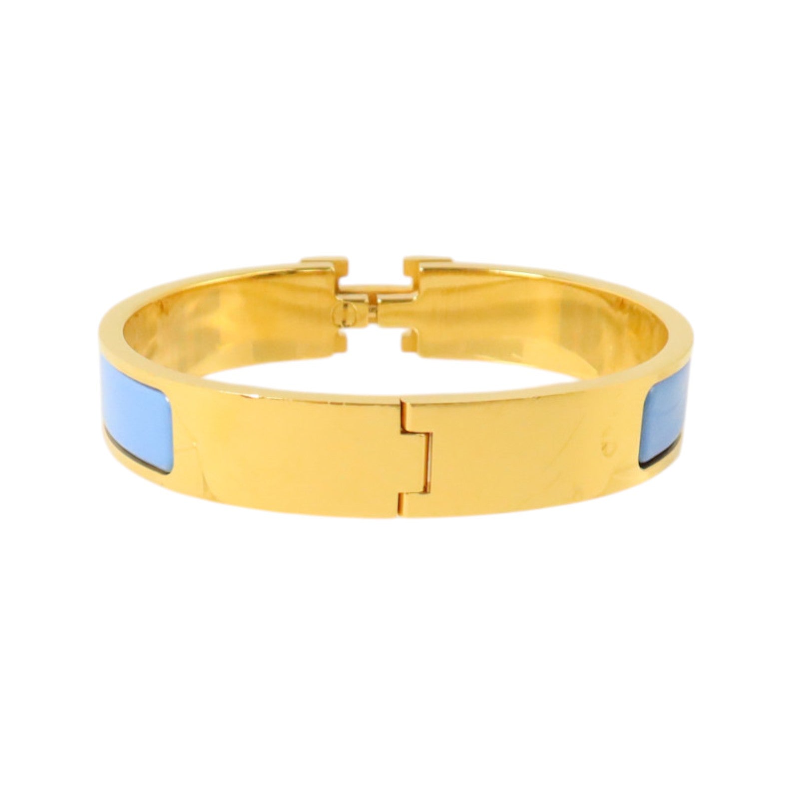 HERMES 琺瑯/金屬Clic H金扣手鐲