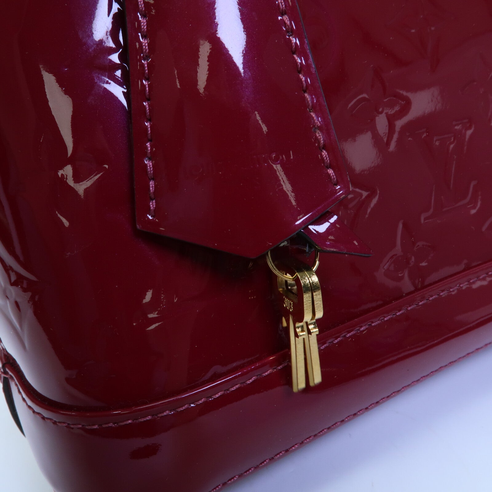 LOUIS VUITTON 漆皮皮革Alma手挽肩背兩用袋