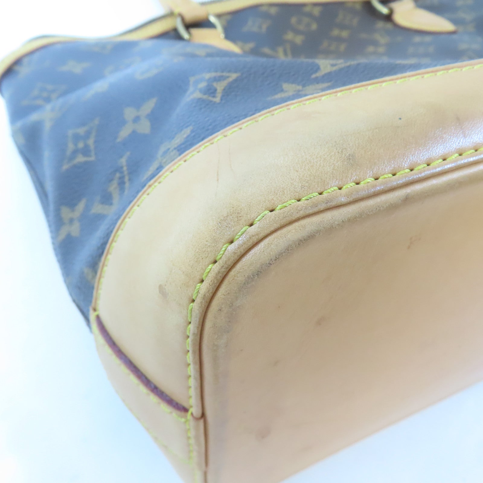 LOUIS VUITTON (PRICE DOWN) LV GHW Lockit Horizontal Shoulder Handbag M40104 Monogram Brown