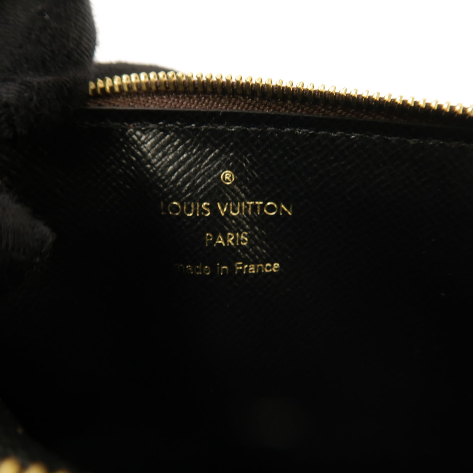 LOUIS VUITTON Monogram Recto Verso金扣卡片套啡色